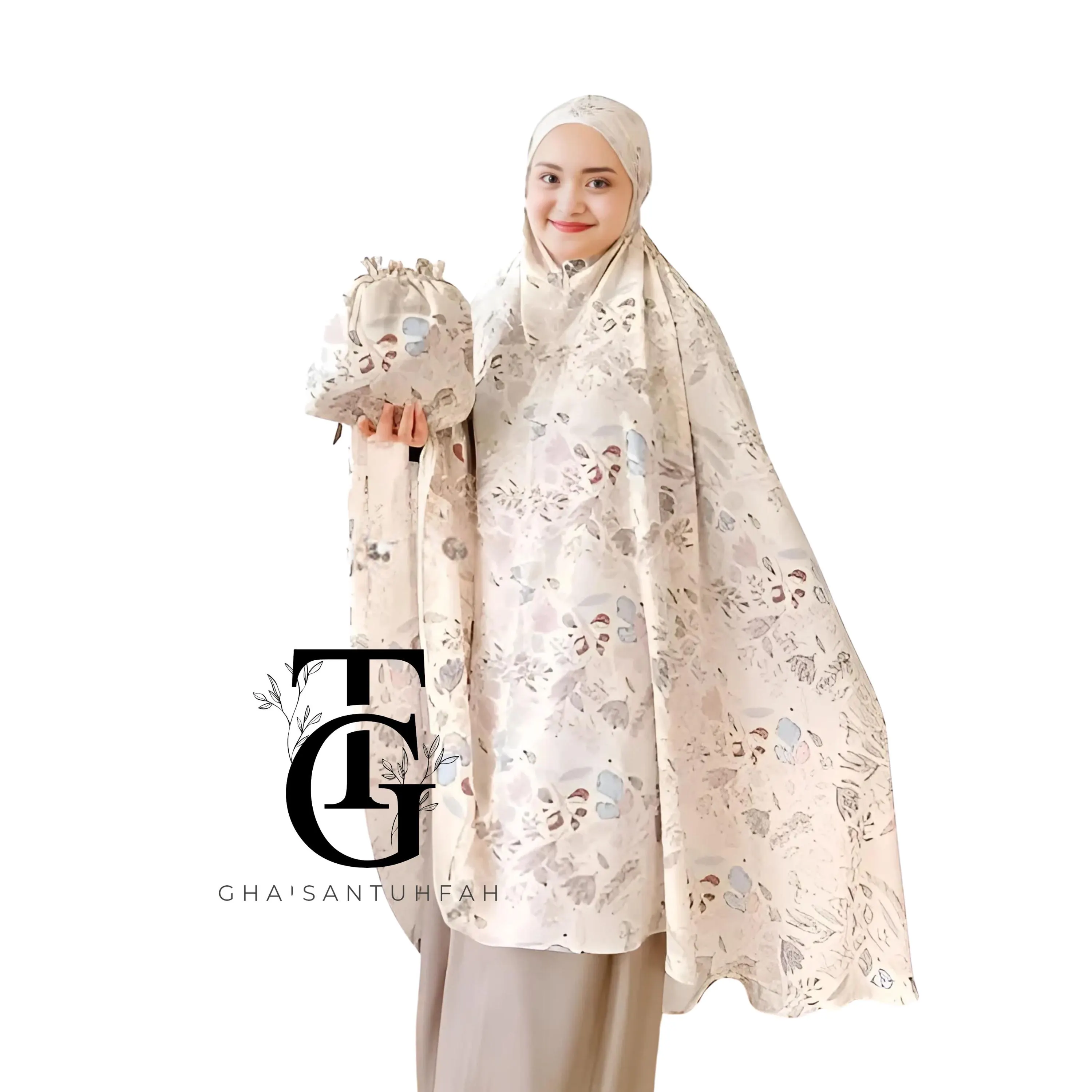 Mukena Adult Alana Motif Without Rubber, Mukena Travel, Muslim Prayer Dress, Traditional Prayer Wear, Ramadan Gift, Islamic Clothing GT31 - image 3