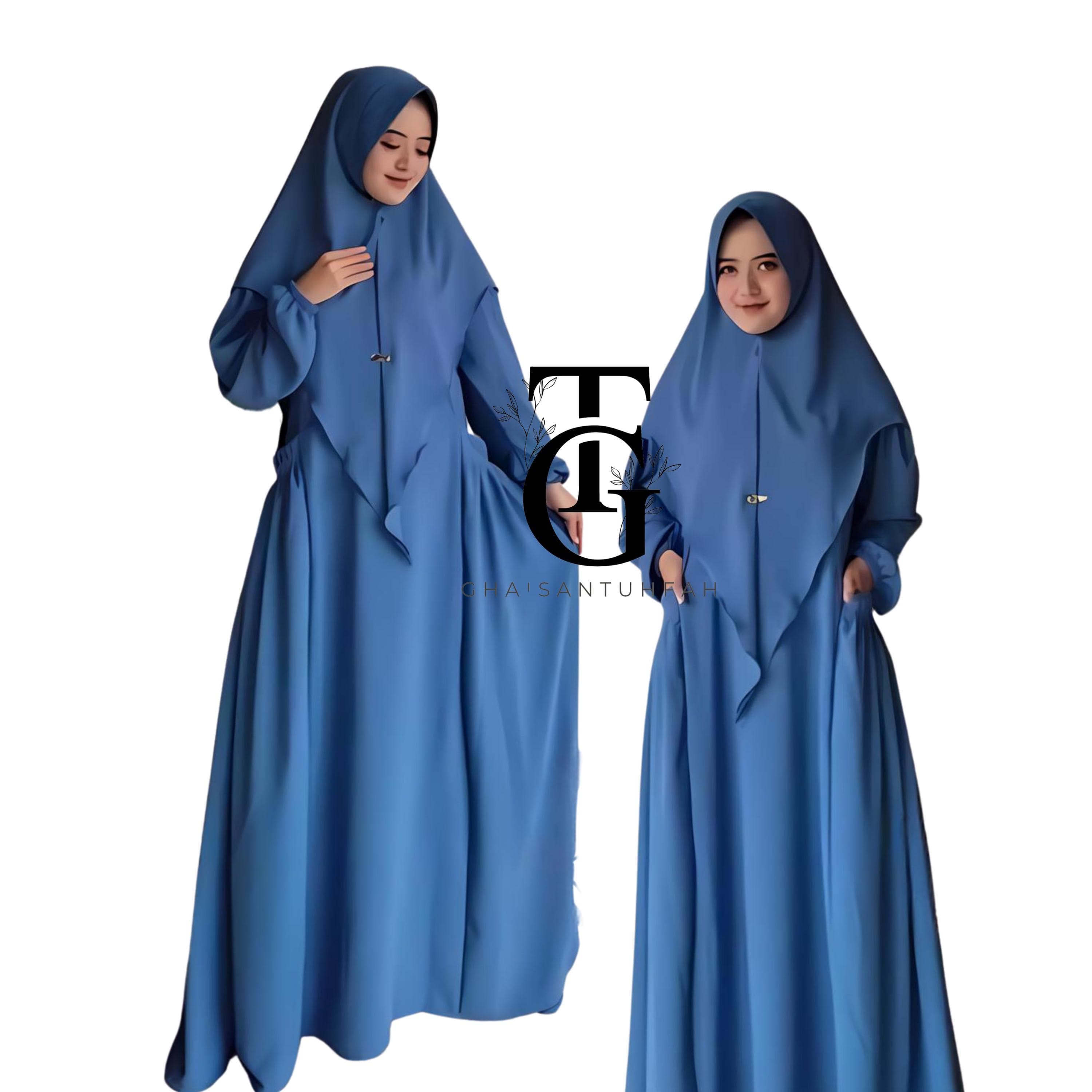 Abaya Crinkle Aiflow Hijab Suit Gamis , Dress Muslim, Modest Maxi Dress, Islamic Clothing,Traditional Robe, Ramadan Outfit, slamic Gift GT20 - image 4