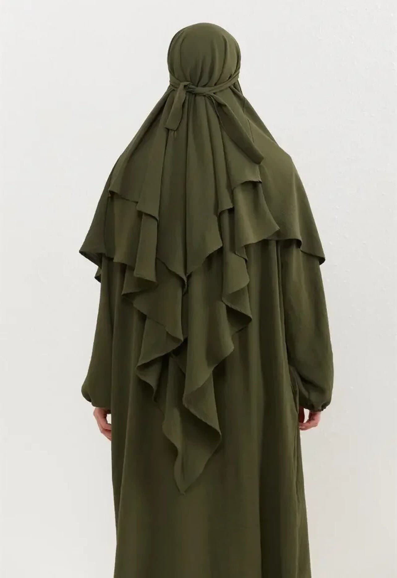 Fira Green Khimar/Abaya Set - image 3