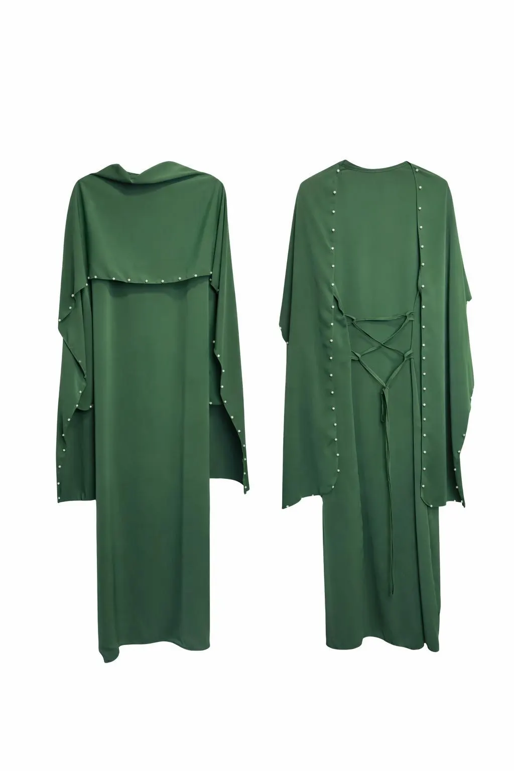 Woman's Pearl Dress | Elegant Loose Fit Maxi, Prayer Dress One Size 8-16 - image 2