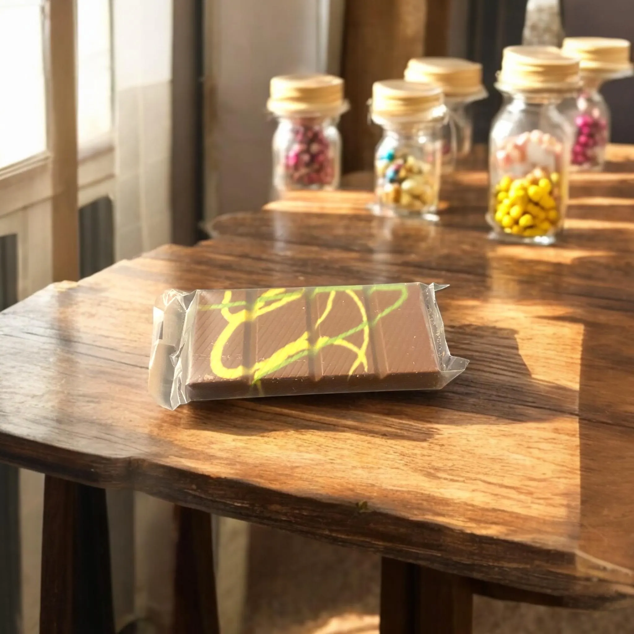 Dubai Chocolate Bar: Pistachio Kunafa, Handmade in Istanbul (7.05 oz)