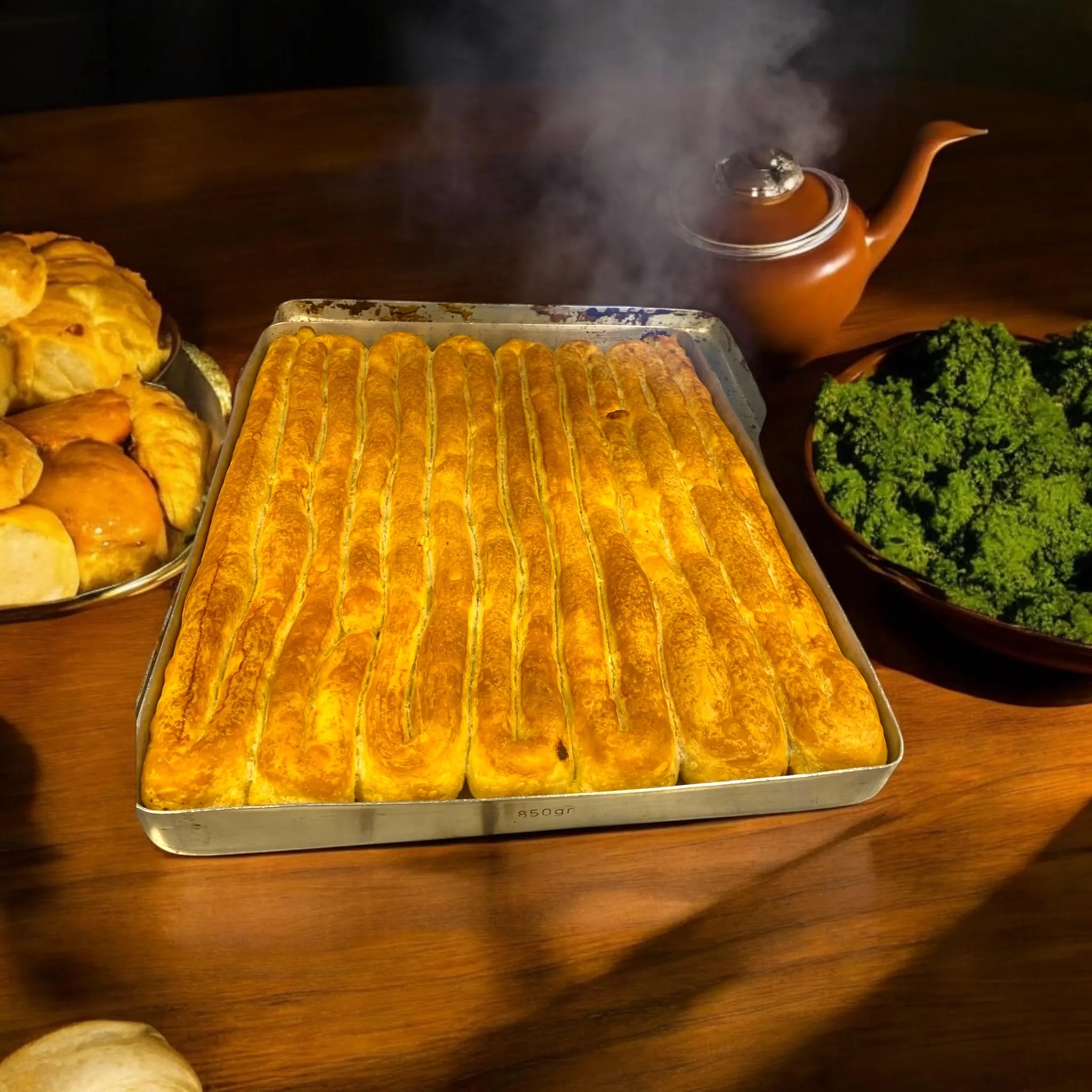 Turkish Spinach Roll Pastry: Authentic Mediterranean Savory Burek, Made in Turkey - image 4
