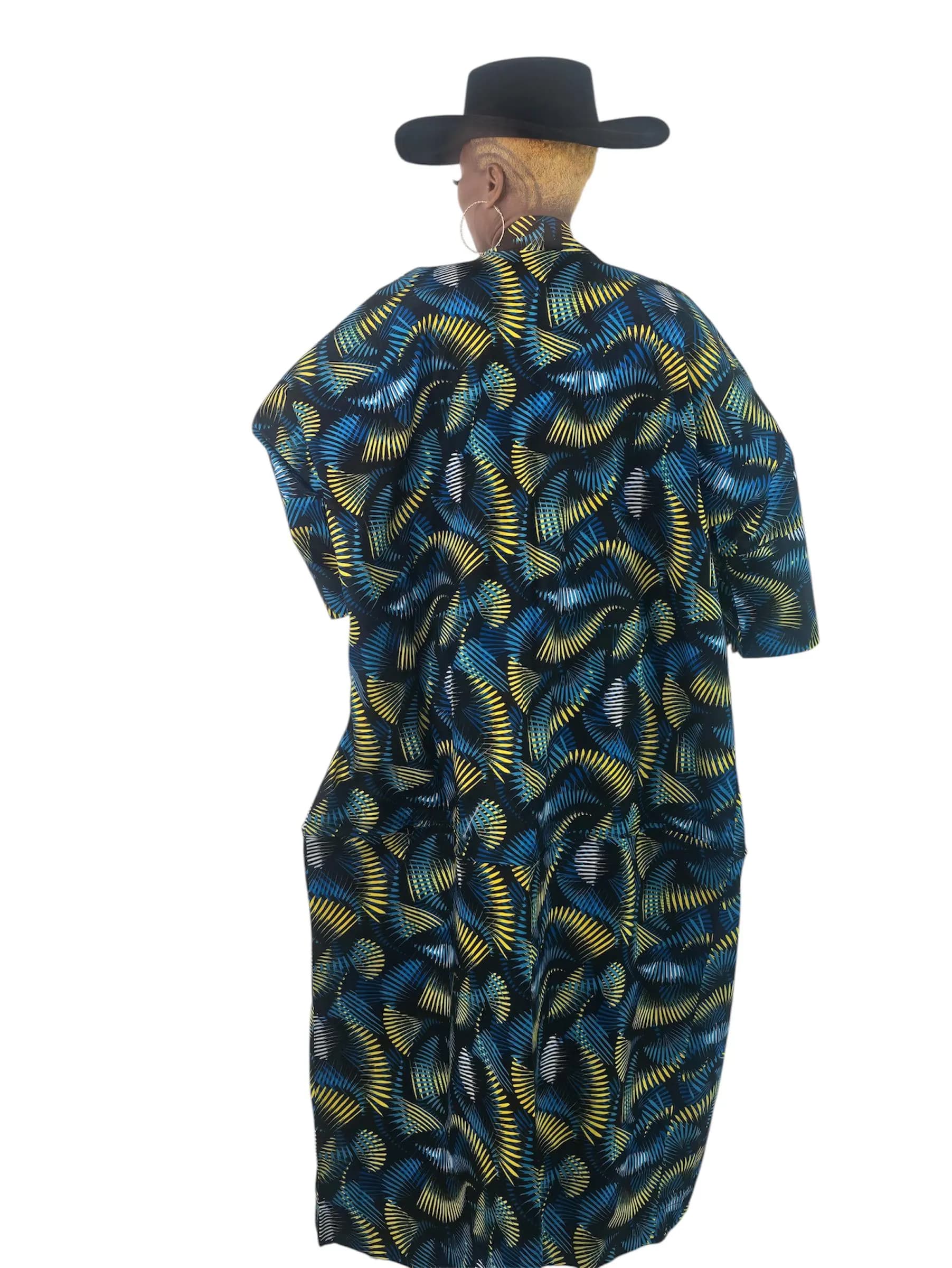 Ankara Kimono Maxi Dress: Convertible African Print Gown - image 5