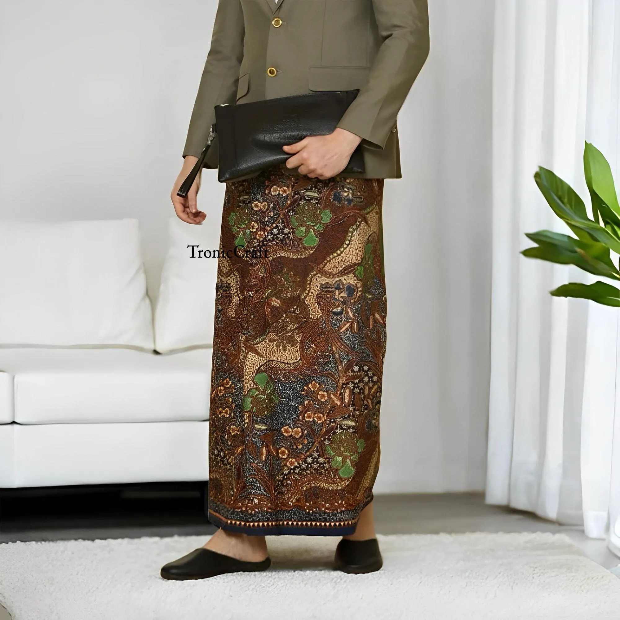 Lintang Kemukus Batik Sarong Comfortable and Elegant Batik Sarong,Batik Sarong,Traditional Batik,Handmade Sarong,Batik Wrap Skirt