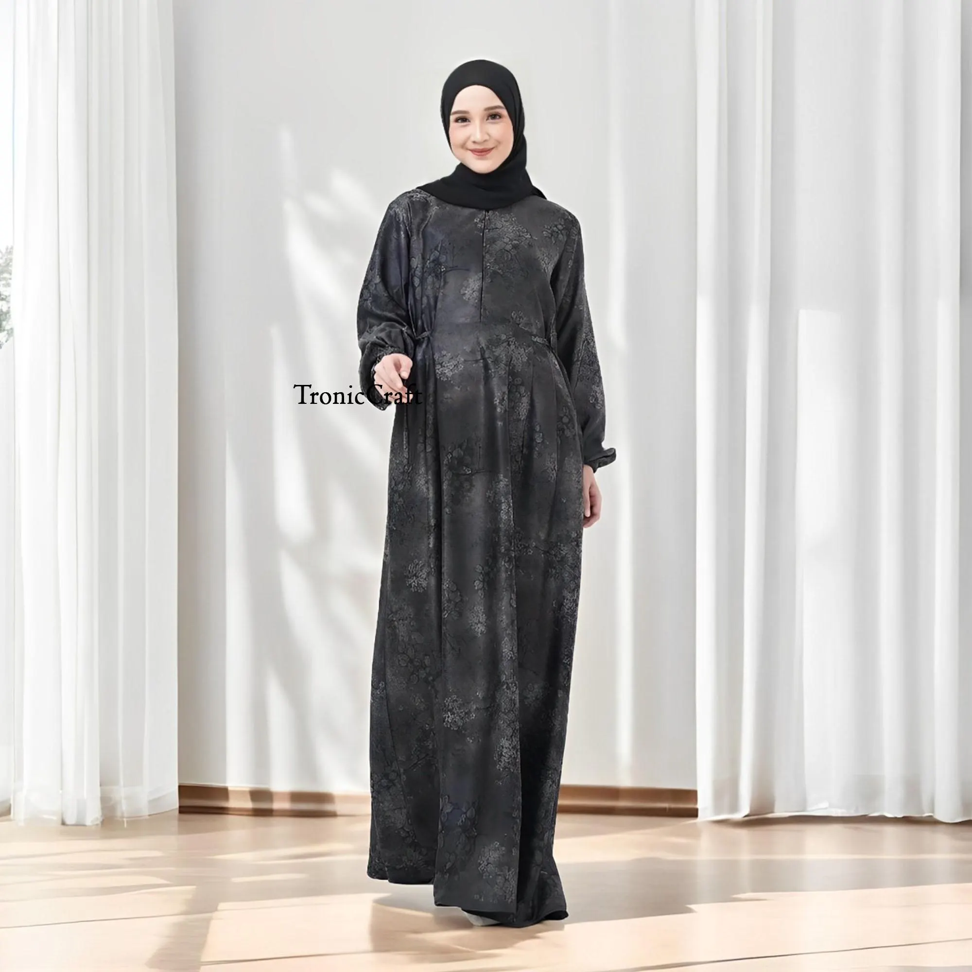 Hanna Dress Gamis Simple Elegant And Fashionable Muslim Clothing,Muslim Dress,Muslim Dress Wedding,Women Muslim Attire,Women Islamic Dress