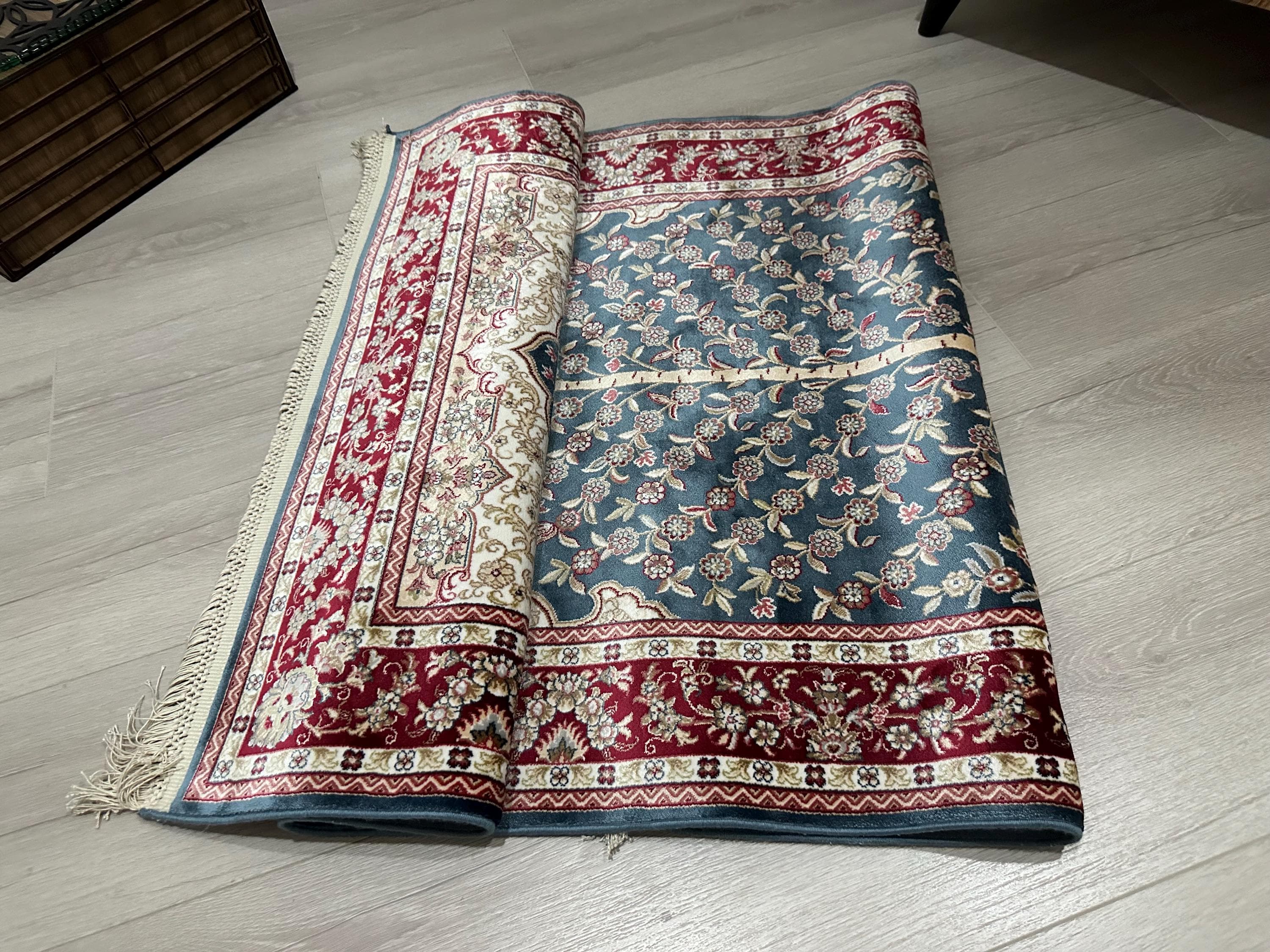 Mıhrab Design Prayer Mat Rug, 3x4 Ft Bamboo Silk Sajjadah Carpet, Prayer Rug For Mıslim Islamic Home Decor, Unique Prayer Rug,Turkish Carpet - image 2