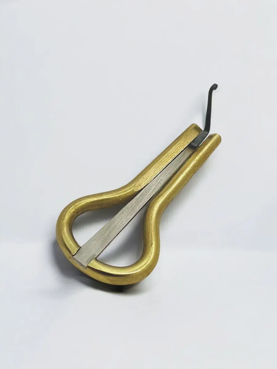 Northern Jaw Harp Meditation Wolf Case Altai Komus Brass Mouth Harp Shamanic Instrument Overtone Music Gift for Musicians - image 4