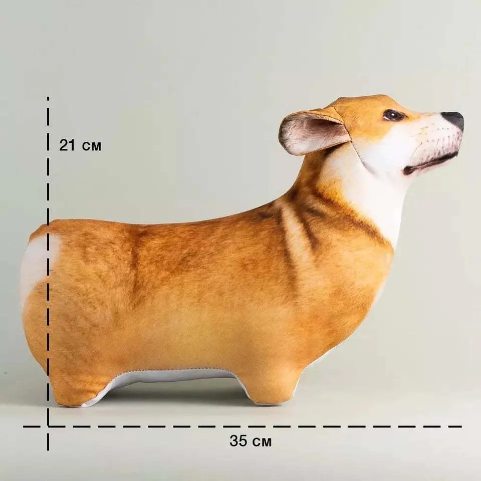 Handmade Corgi Plushie – Cute Soft Antistress Dog Stuffed Toy – Kawaii Animal Gift - image 5