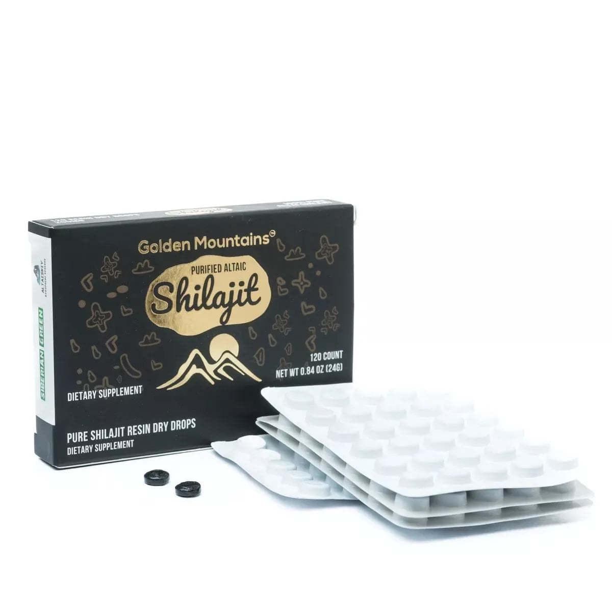 Altai Shilajit Tablets – Siberian Mumiyo Resin Dry Drops, 120 Count - image 5
