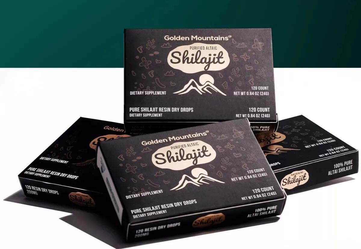 Altai Shilajit Tablets – Siberian Mumiyo Resin Dry Drops, 120 Count - image 4