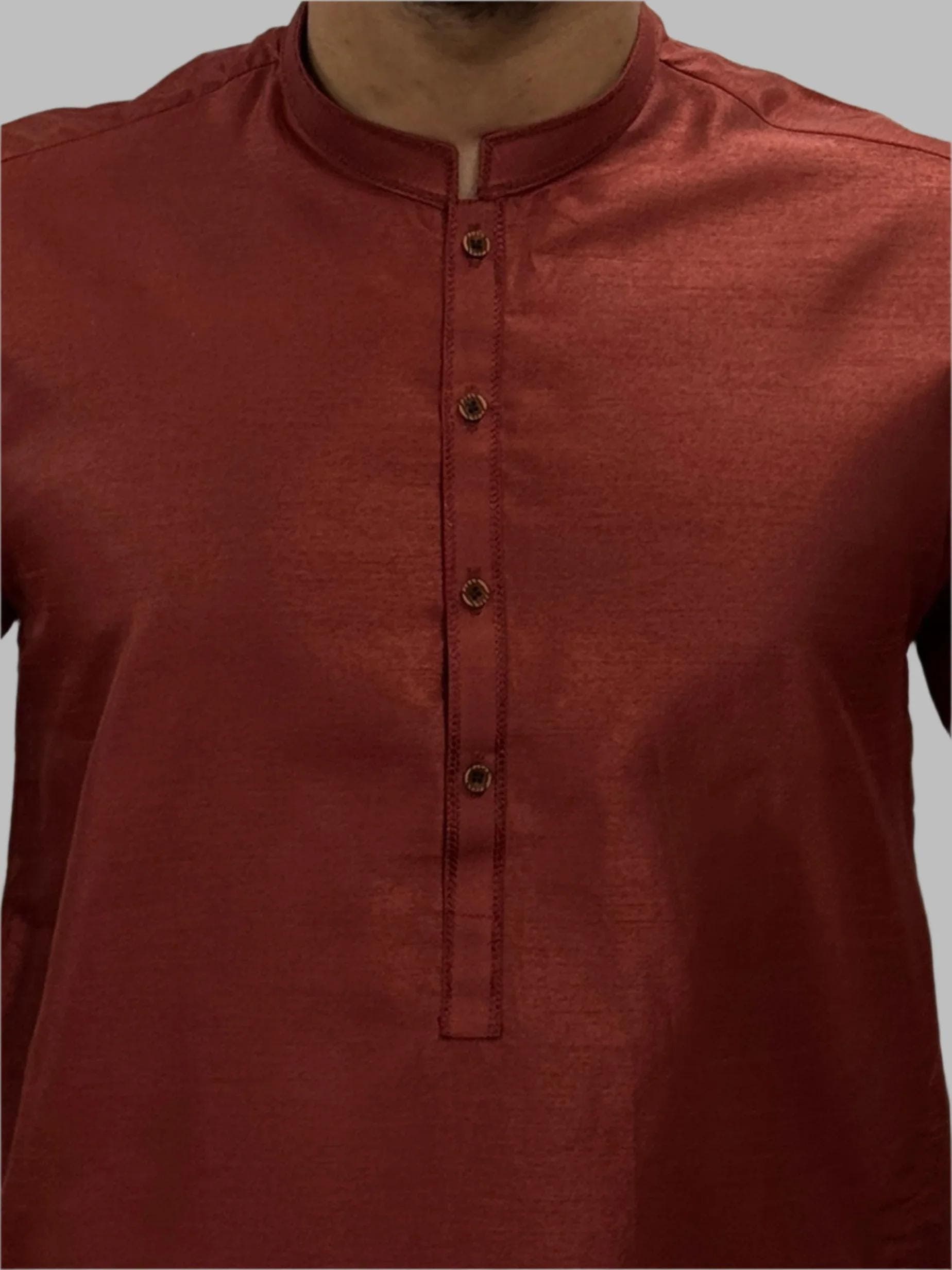 Masala_Red_Plain_Silky_Close_Up