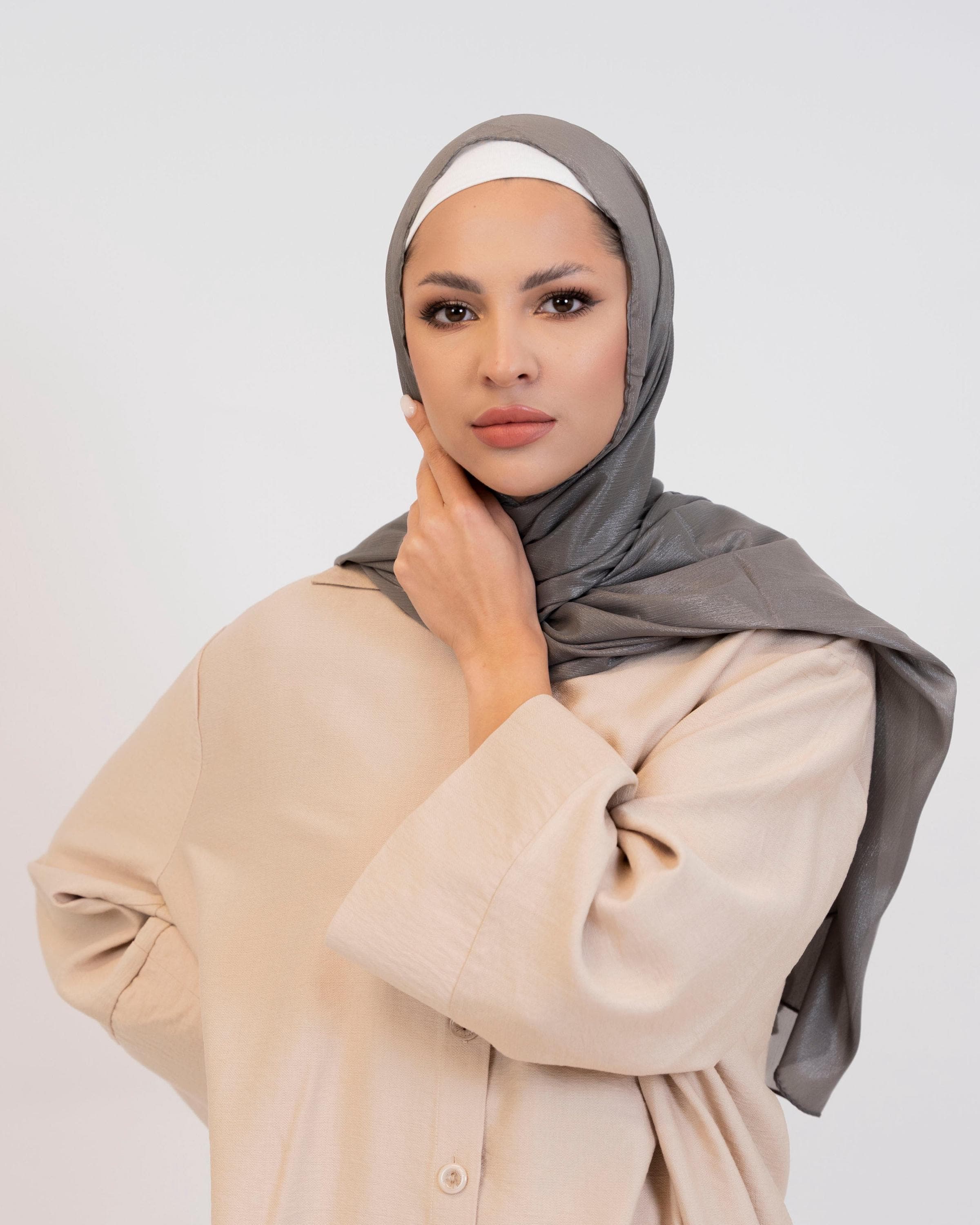Elegant Shimmer Hijab Scarf - image 3