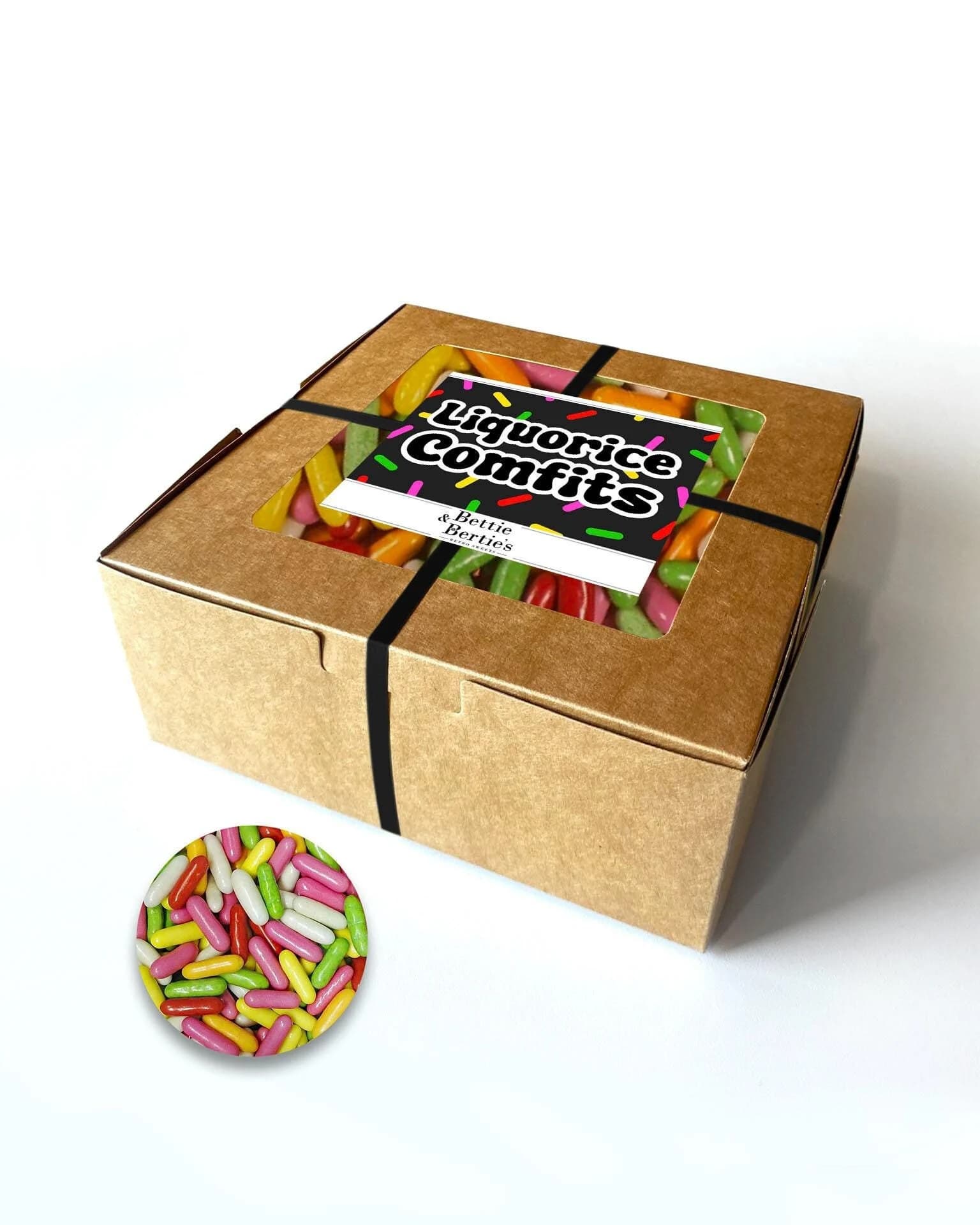 Liquorice Comfits Gift Box, Retro Sweets (800g)