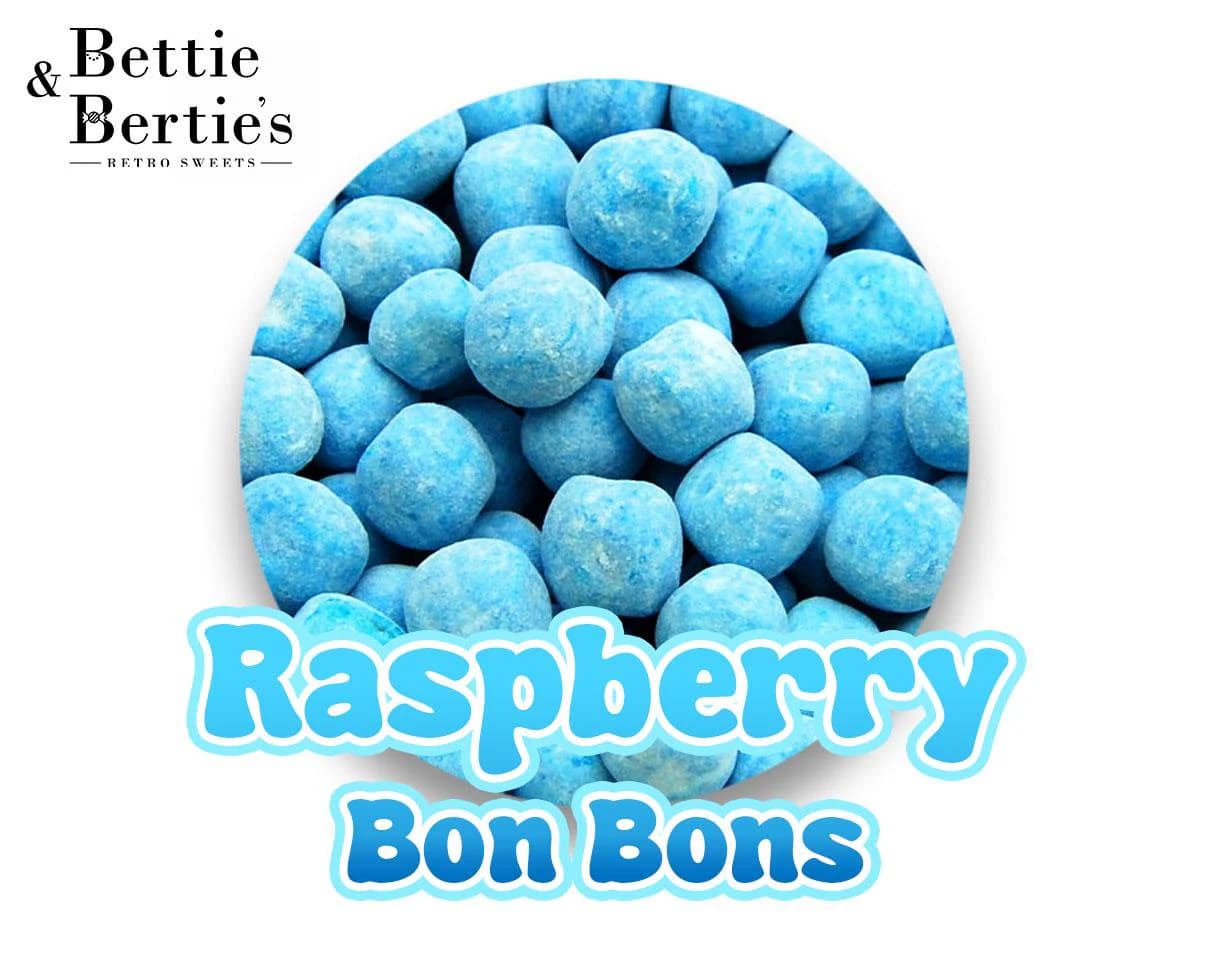 Raspberry Bon Bons, Old English Sweets, Vegetarian Candy