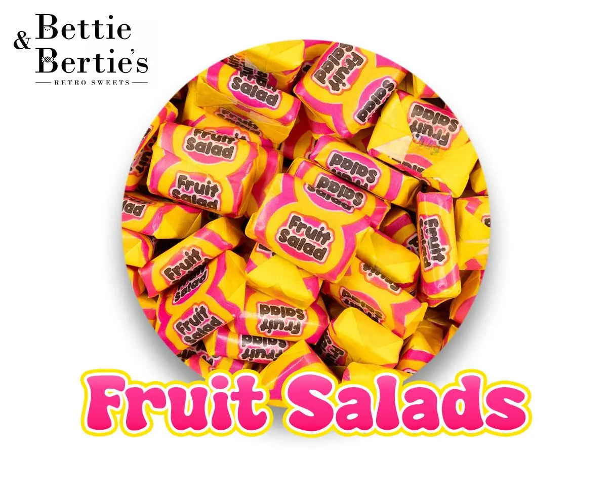 Fruit Salad Chews, Retro Sweets, Vegetarian Candy