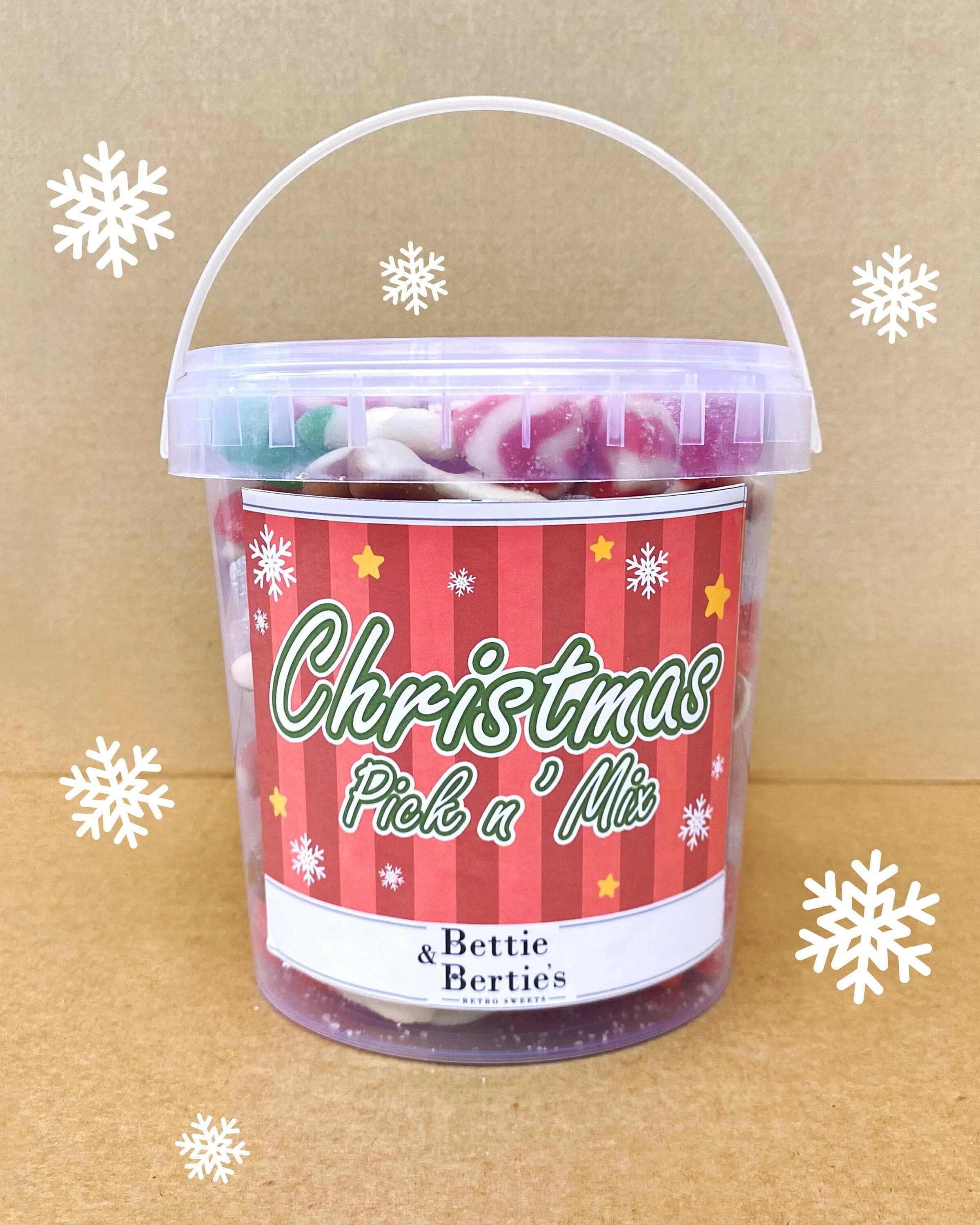 900g Christmas Pick n Mix Sweets | Party Bucket