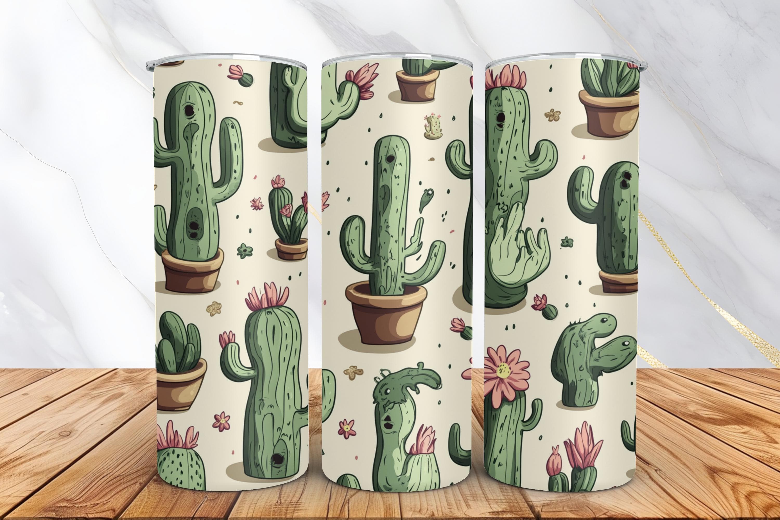 Funny Cactus Tumbler Wrap -Adult Humor Sublimation Design -20oz Skinny Tumbler PNG -Plant Lover Gifts -Digital Download