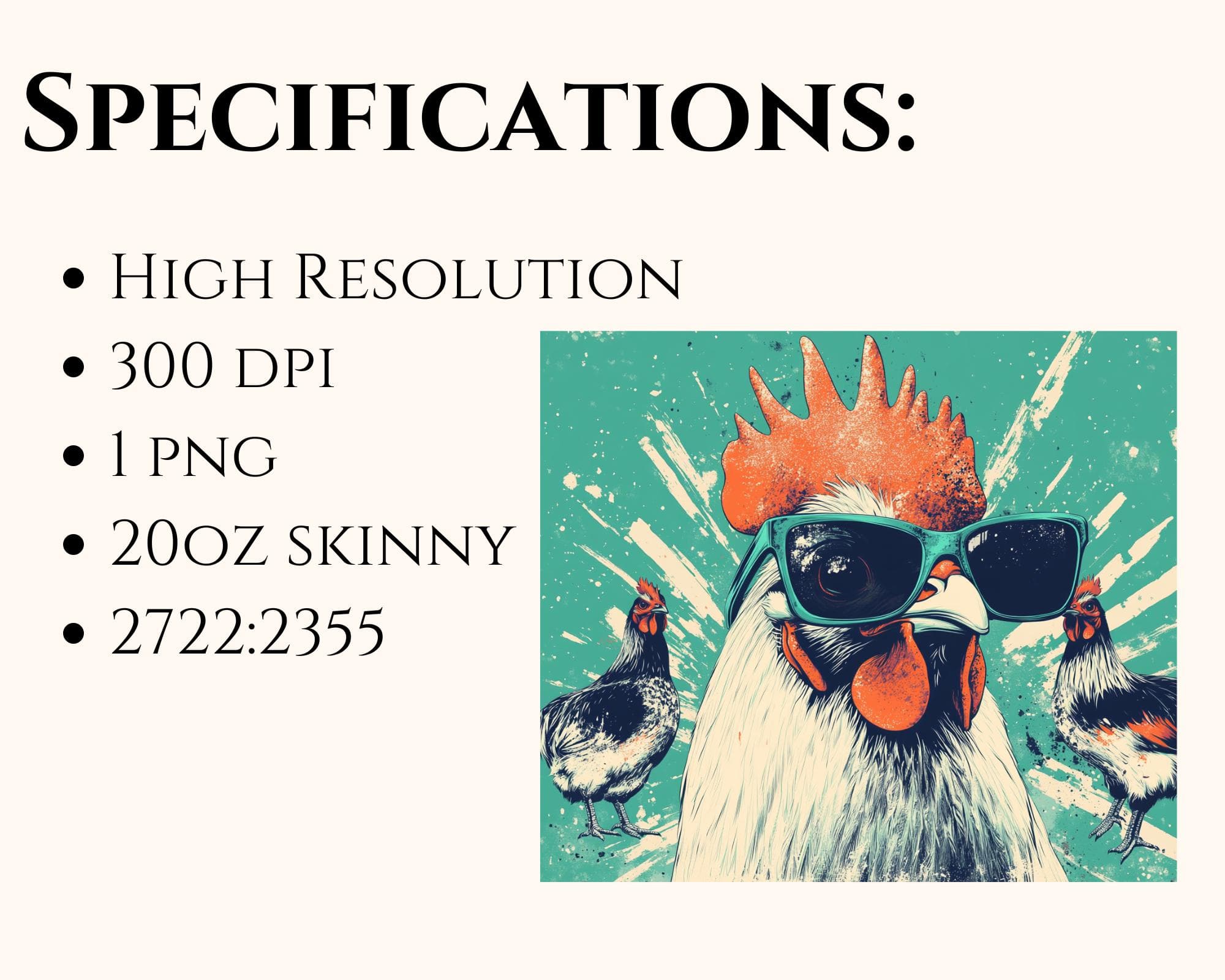 Chicken tumbler wrap, funny chicken tumbler png, farm life tumbler, country png, farm animals, Sublimation Designs, Digital download - image 5