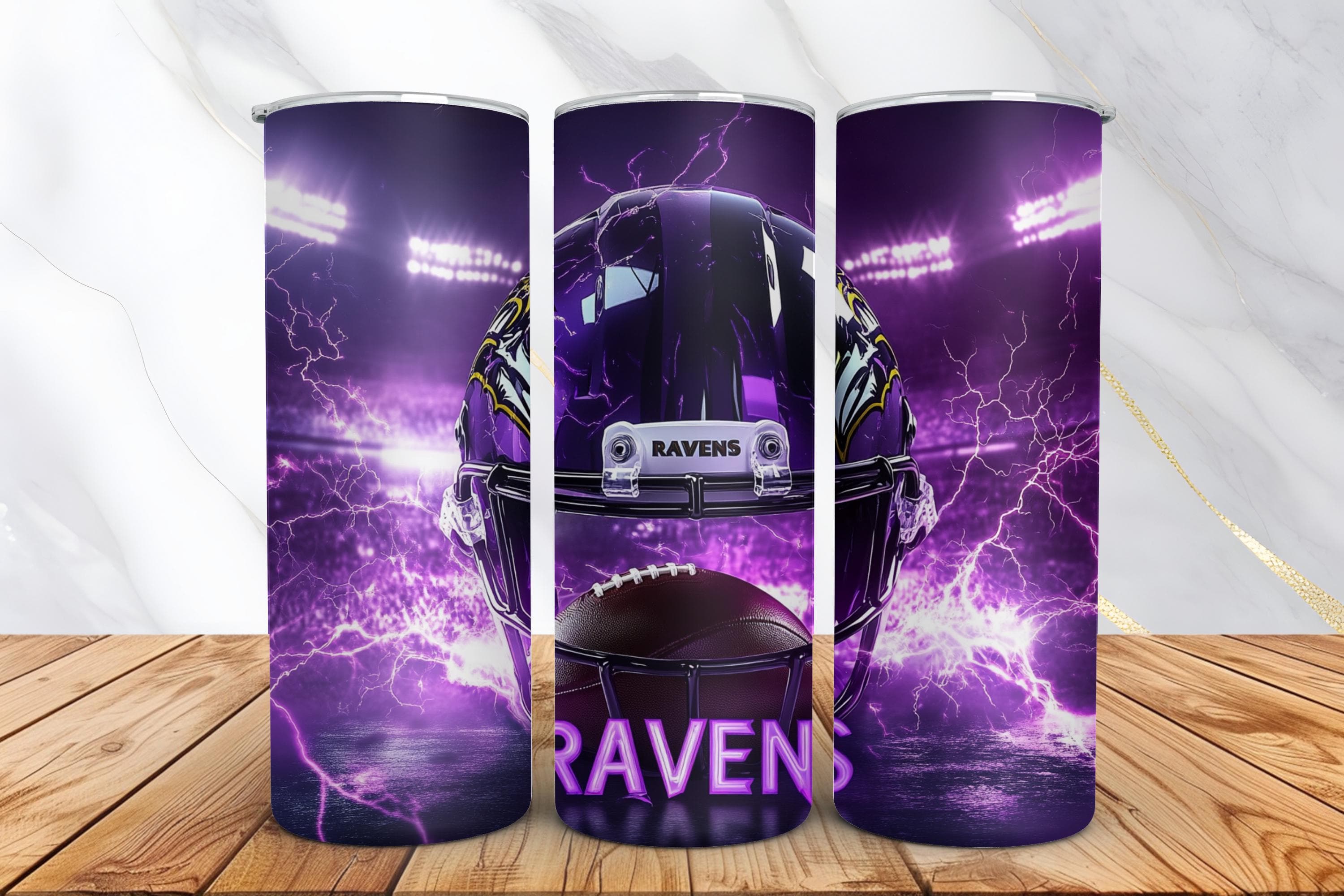 Raven Football png sports tumbler wrap football sports team png purple wrap sublimation design gift for men gift for boys Digital Download