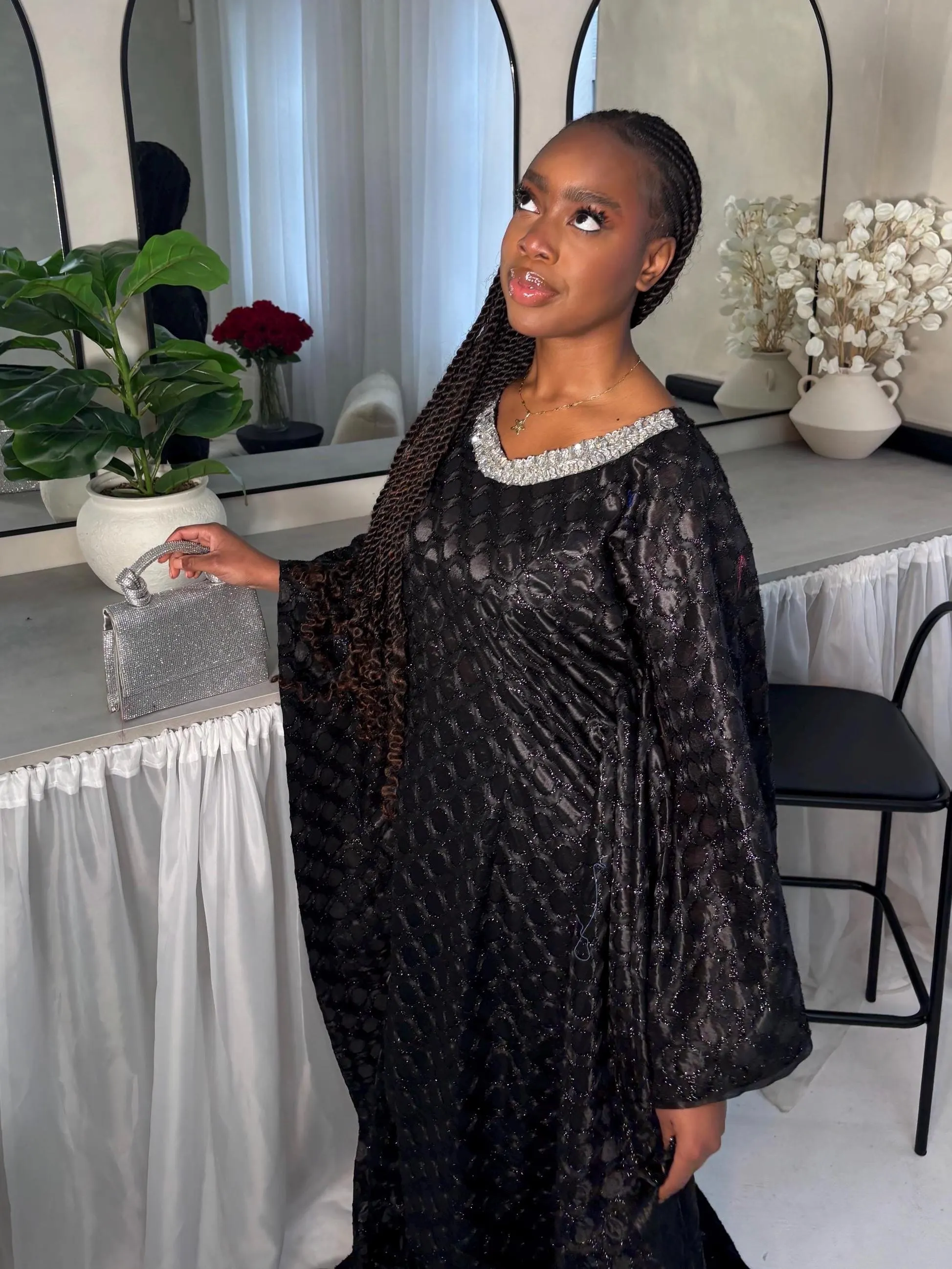 Luxury Grand Bubu Dress, African Kaftan Party Boubou, Ramadan Eid Outfit - image 4
