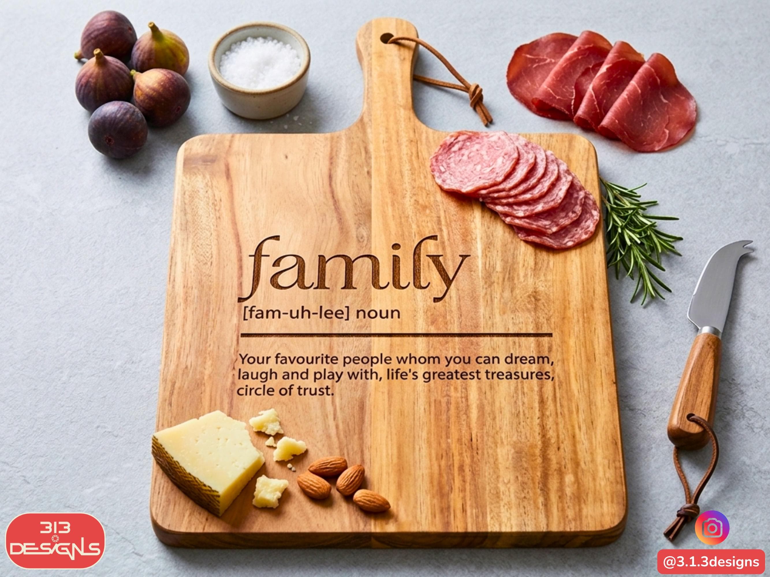 Personalized Engraved Cutting Board Charcuterie Board Housewarming Wedding Gift Custom Kitchen Decor for New Home - image 4