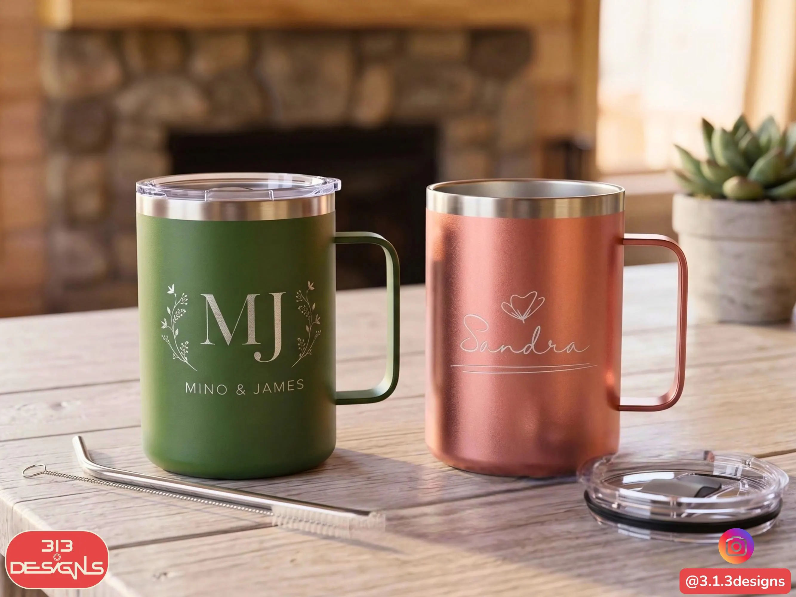 Personalized Golf Gift for Men and Women, Custom Engraved Tumbler with Name, Golfer Gift, Golf Lover Birthday Gift, Travel Coffee Mug 12OZ - image 3