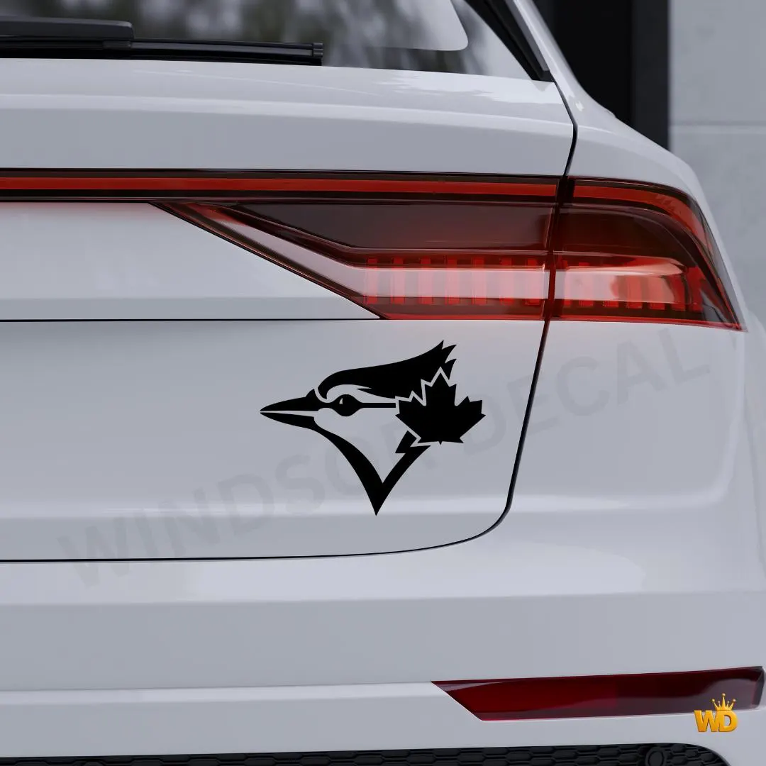 Jay Canada Vinyl Decal, Minimalist Bird Silhouette Wildlife Sticker - image 5