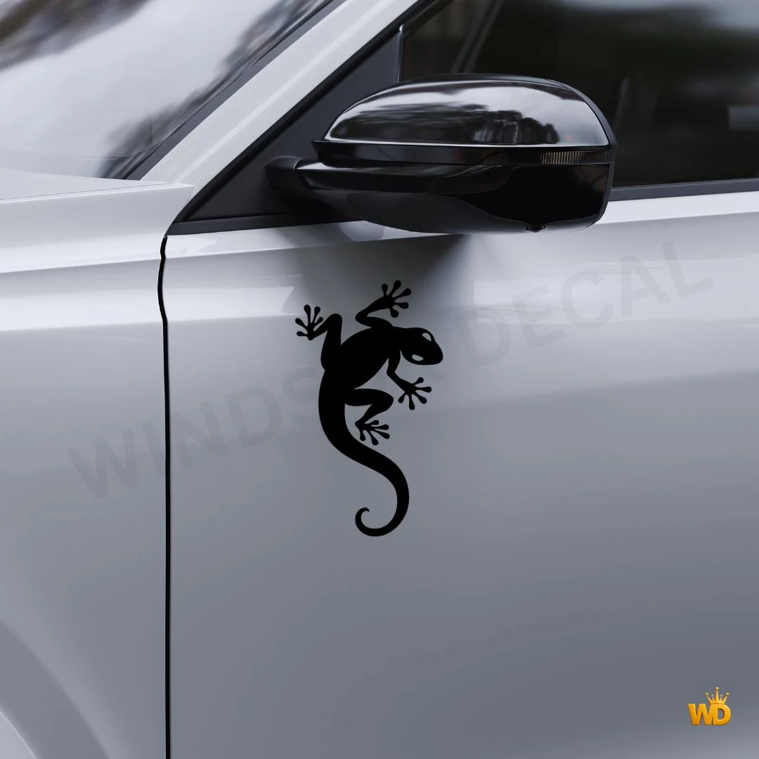 Gecko Lizard Vinyl Decal for Car Window Laptop & Tumbler | Reptile Sticker Decal - image 3