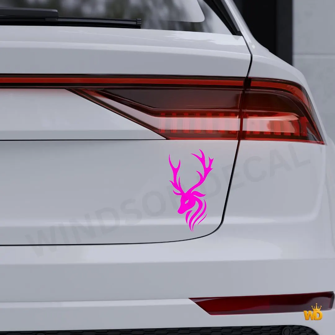 Wildlife Deer Vinyl Decal, Forest Animal Car Sticker, Rustic Nature Art - image 5
