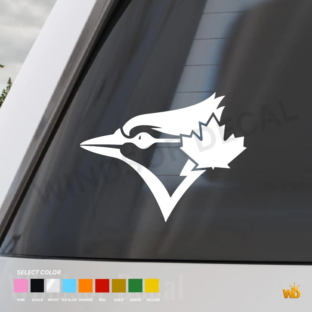 Jay Canada Vinyl Decal, Minimalist Bird Silhouette Wildlife Sticker