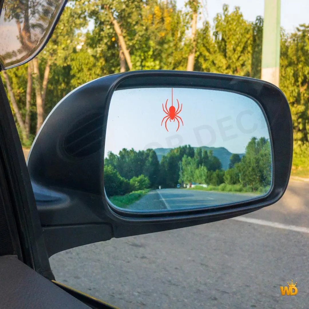 Small Spider Vinyl Decal, Minimalist Bug Car Mirror Sticker, Laptop Phone Decor - image 4