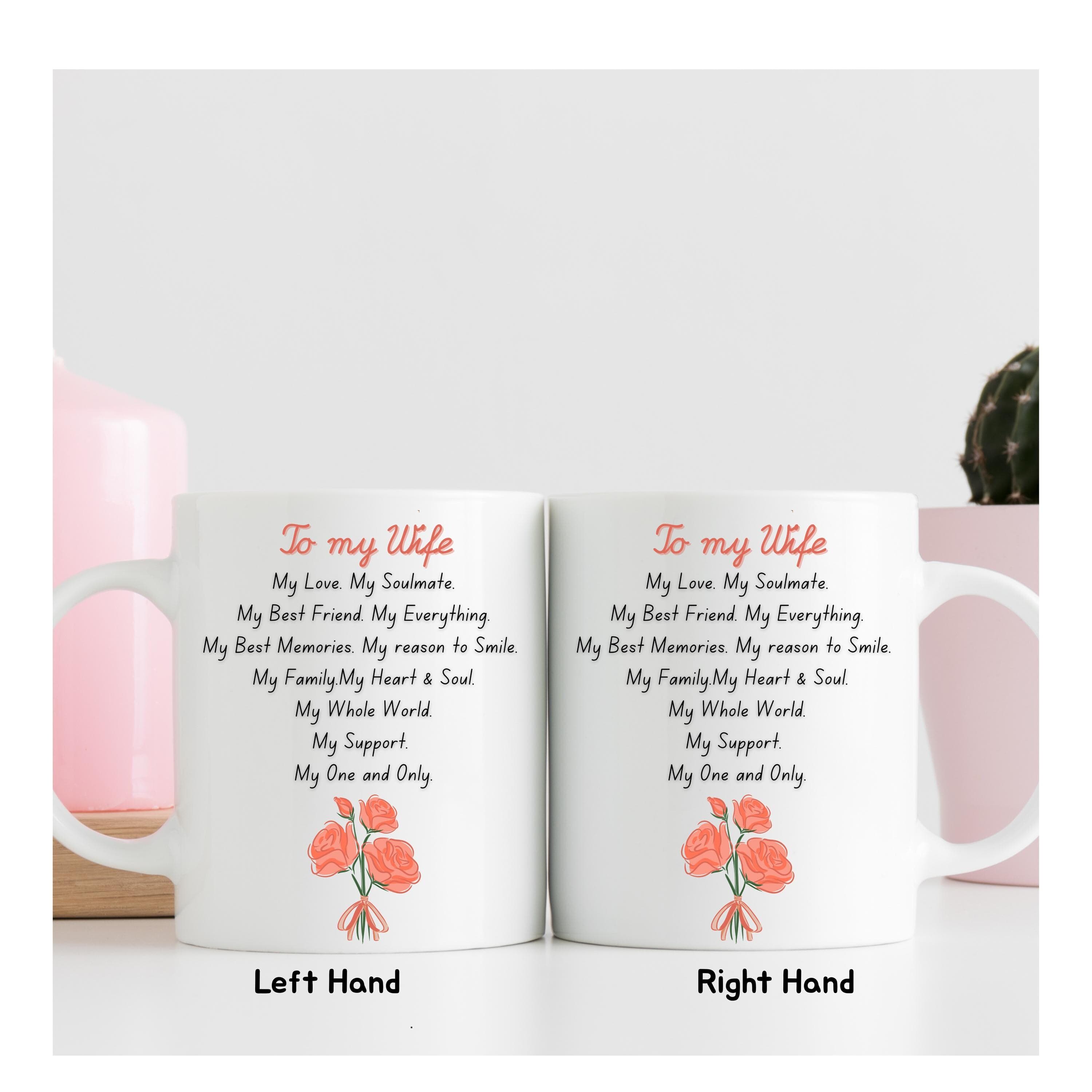 To My Wife Coffee Mug: Romantic Floral Love Quote Gift - image 5