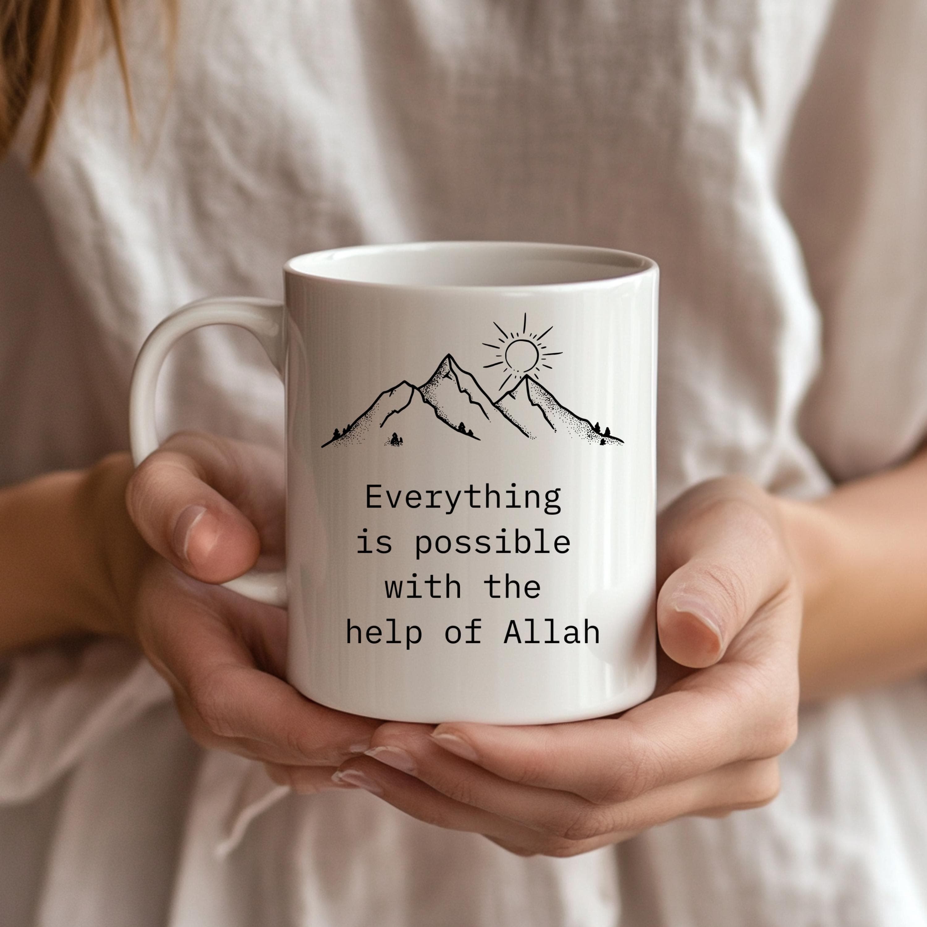 Islamic Reminder Quote Mug- Gifts for Muslim Women Men Friends Mom Coworker -Islamic Mental Health Support-Ramadan Eid Gifts-Motivational - image 4