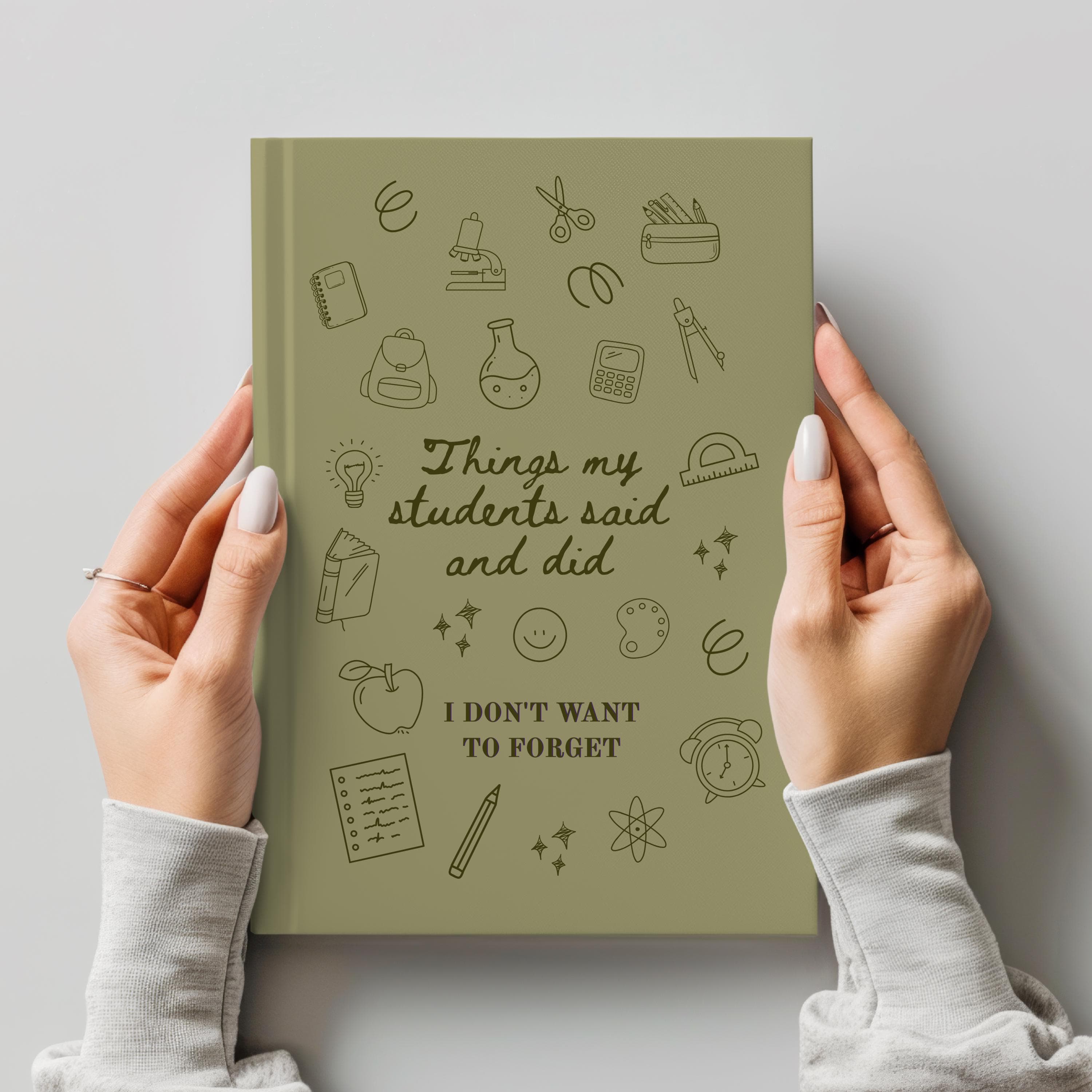 Personalized Teacher Memory Journal: Student Quotes, School Keepsake - image 3