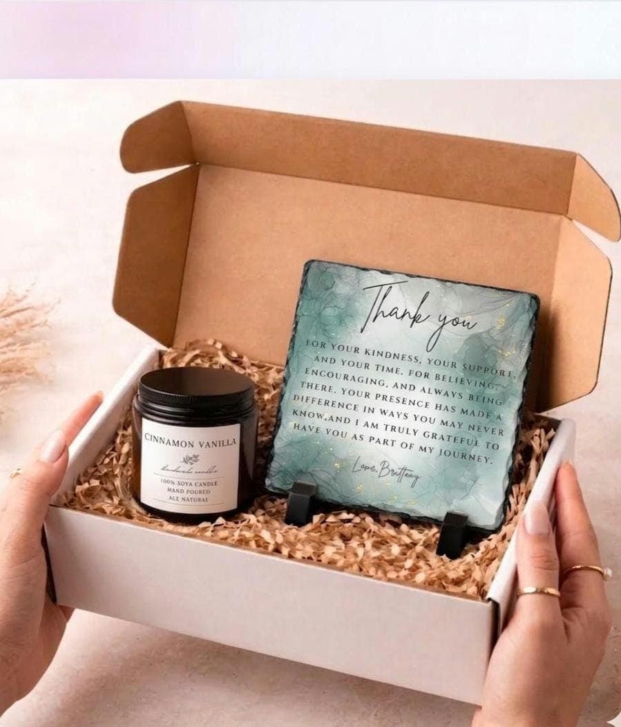 Custom Thank You Gift Set For-Coworker-Mentor-Teacher-Friend-Colleague-Mom-Women-Boss-Adviser-Coach- Appreciation Gift Box For Men