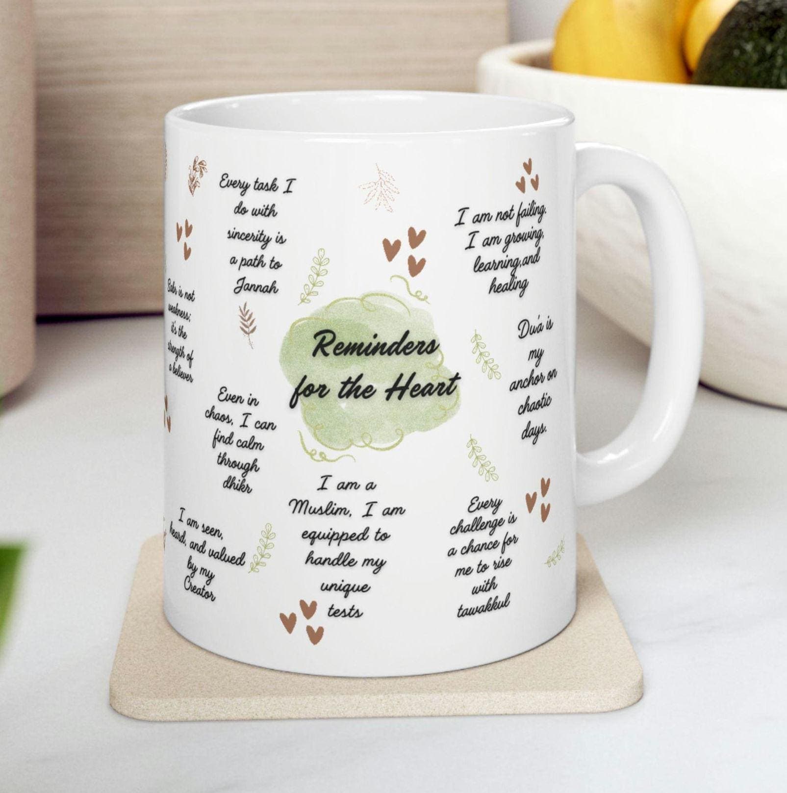 Islamic Reminder Quote Mug-Ramadan Eid Gifts For Women- Friends-Girls-Coworker-Mom-Muslim Gifts Ideas-Islamic Present