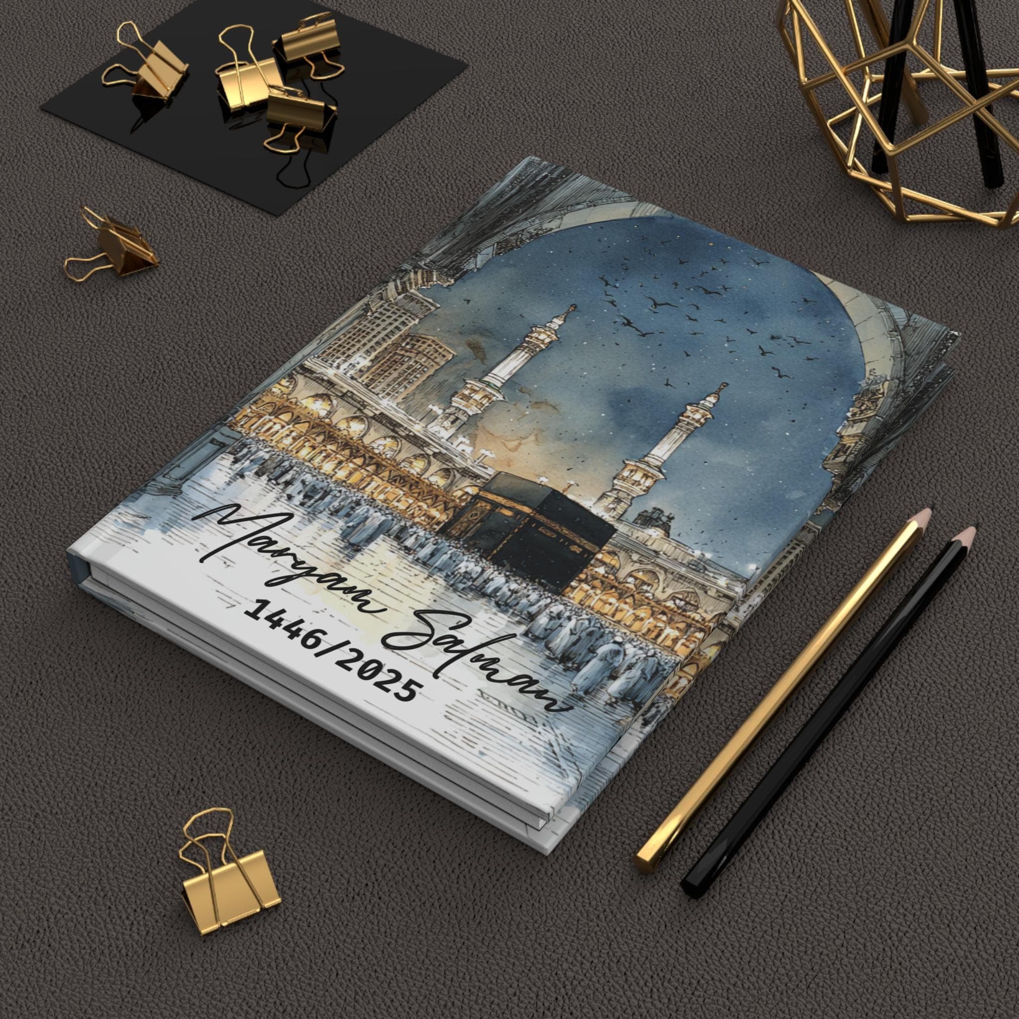 Personalized Umrah&Hajj Journal-Custom Name Umrah Gift-Umrah Mubarak Gift-Hajj Mubarak Gift-Dua Journal-Muslim Prayer Planner-Umrah Notebook - image 4
