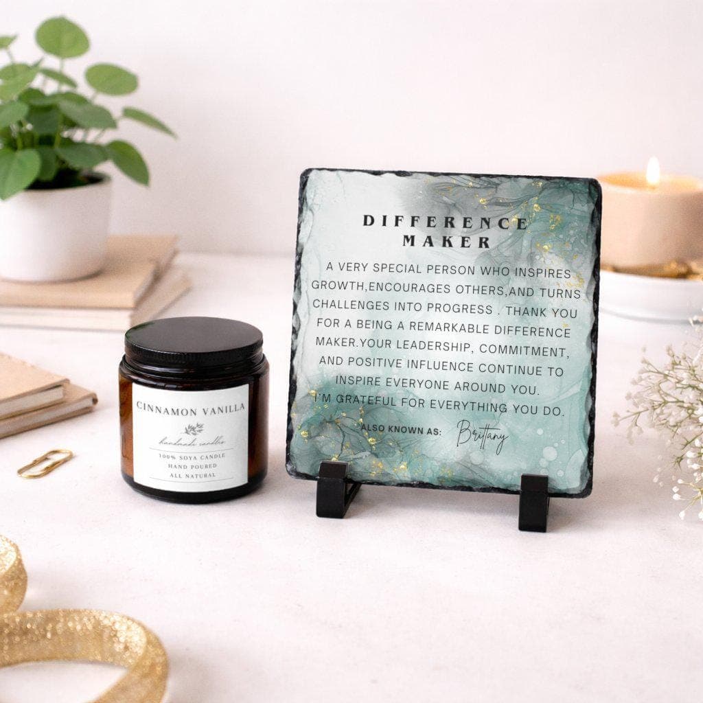 Custom Difference Maker Gift Set For Coach-Mentor-Teacher-Friend-Colleague-Mom-Women-Boss-Adviser-Coworker-Appreciation Gift Box For Men - image 3