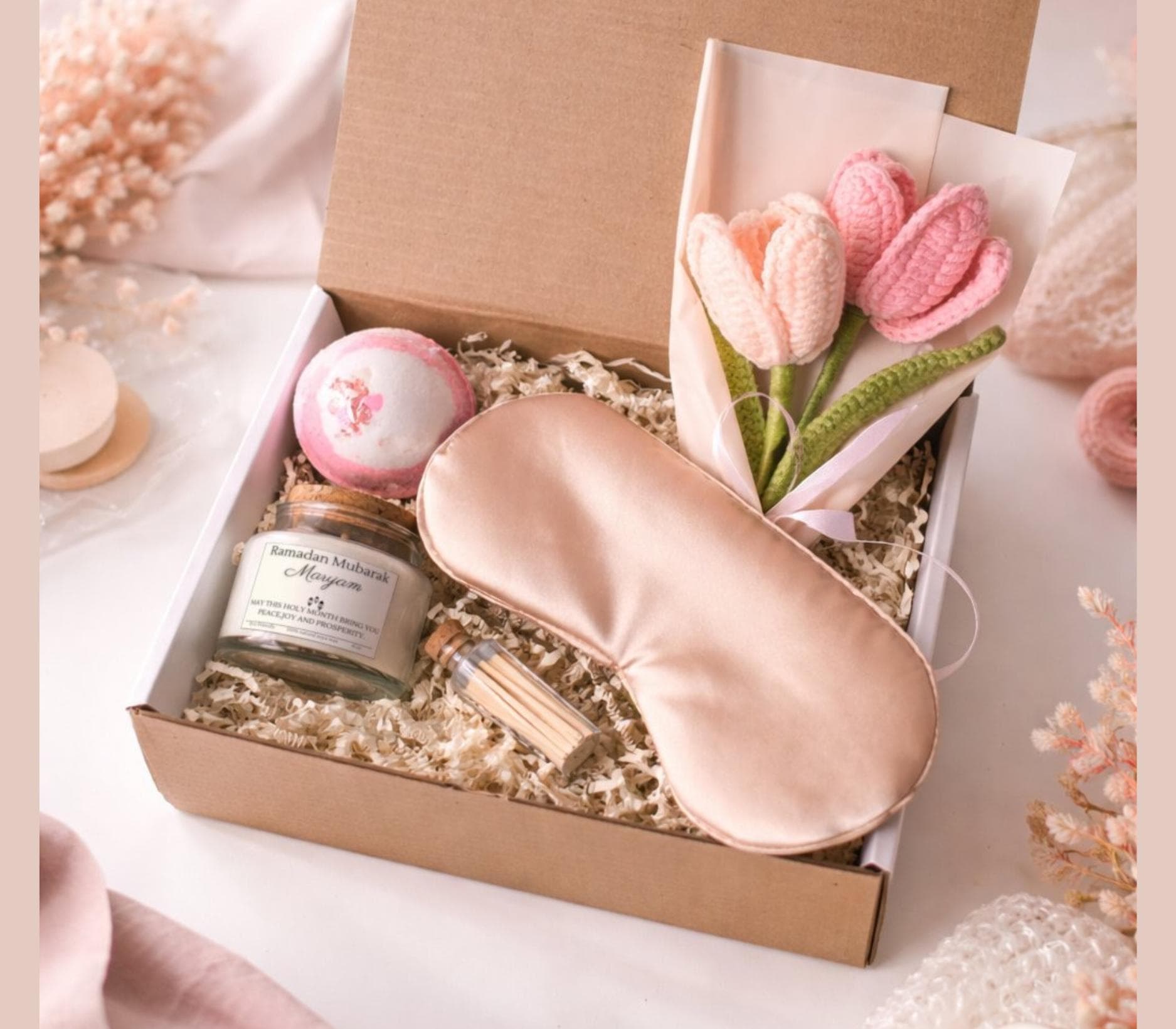 Personalized Ramadan Gift Set For Women-Custom Ramadan Gift Basket For Friends-Mom-Teacher-Hijabi Girls-Islamic Gifts For Family-Eid Mubarak - image 5