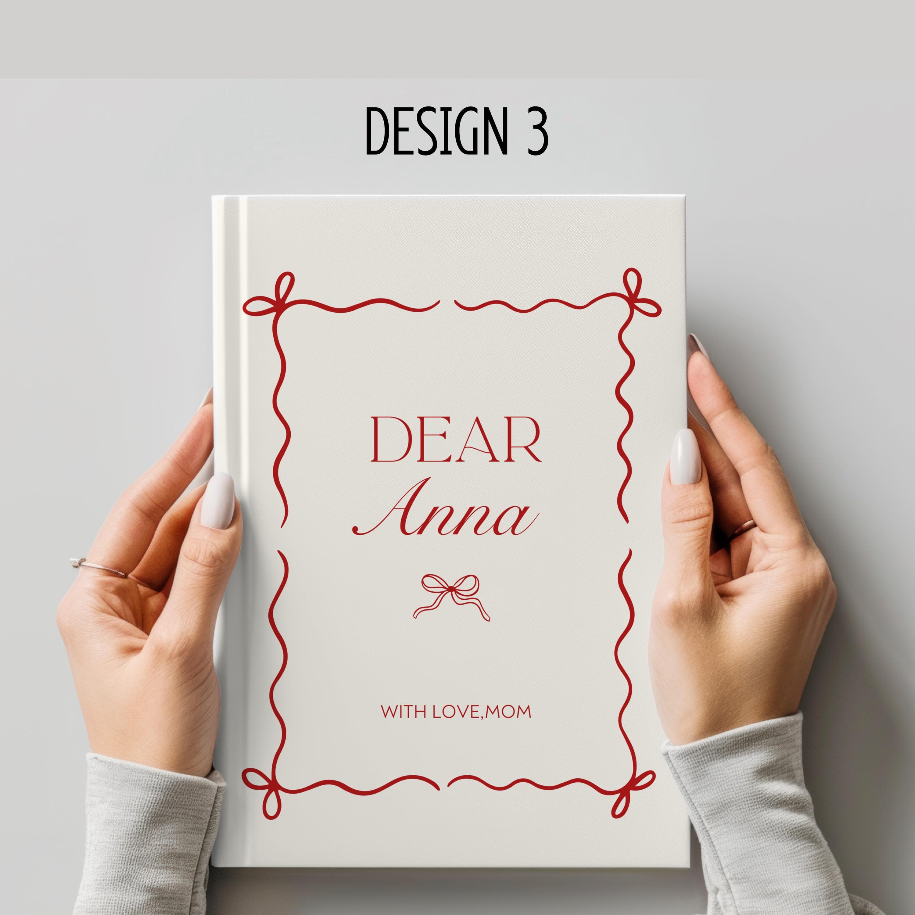 Letters to My Little Girl-Dear Daughter Journal-Personalized New Mother Daughter Gifts-Mom Custom Book-Mommy and Baby  Present-Mama Diary - image 4