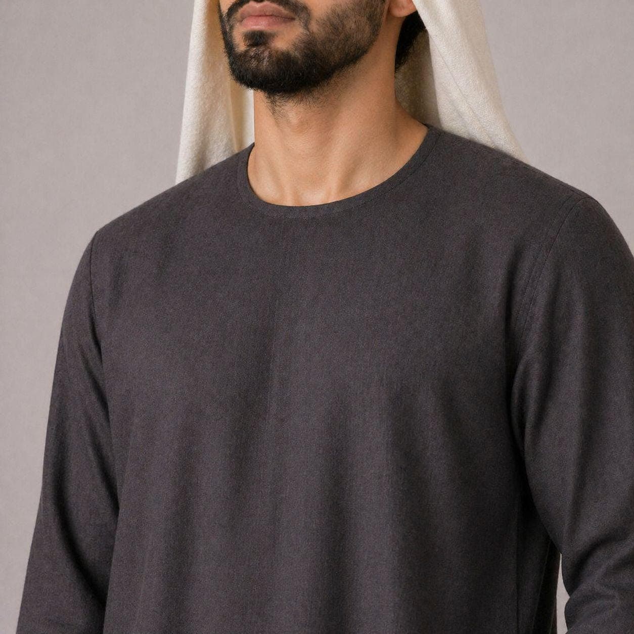 Belgian Linen Men's Kaftan - Minimalist Kurta - Man Thobe - Eid Jubba - Breathable Linen - 30 Colors - image 5