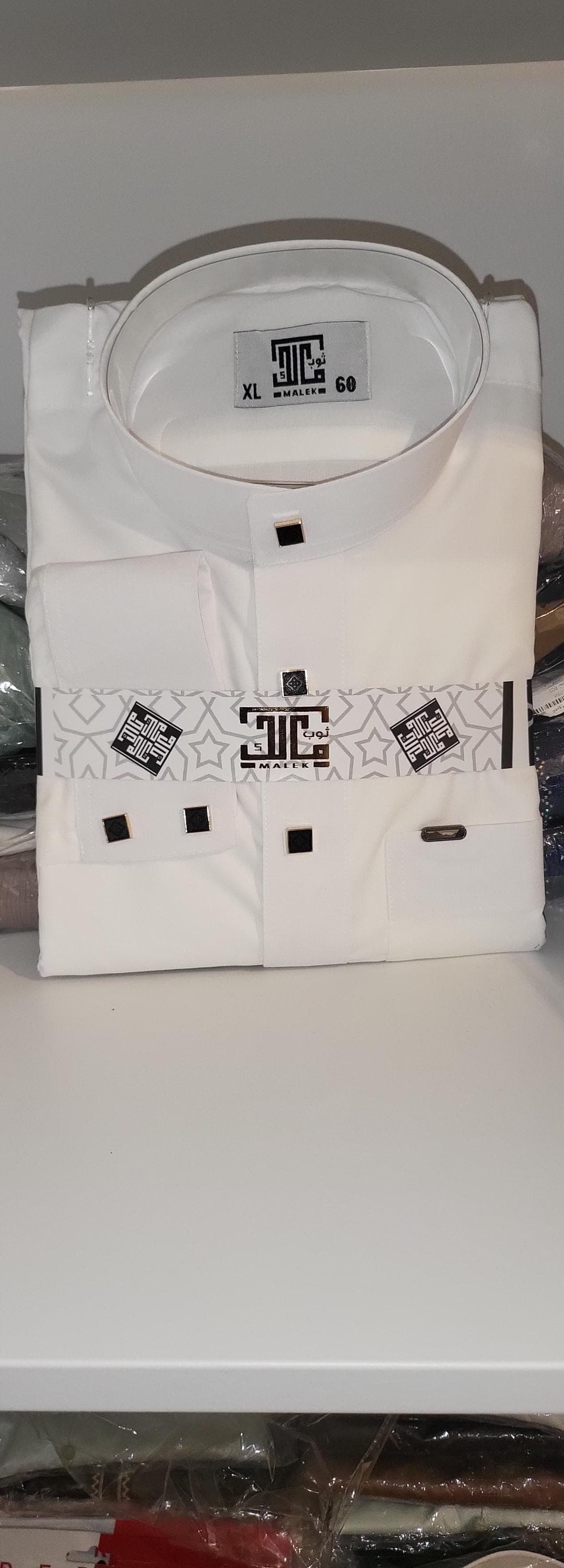 High Cotton Saudi made Thobes Qamis Djellaba for Men size 60 L - XL