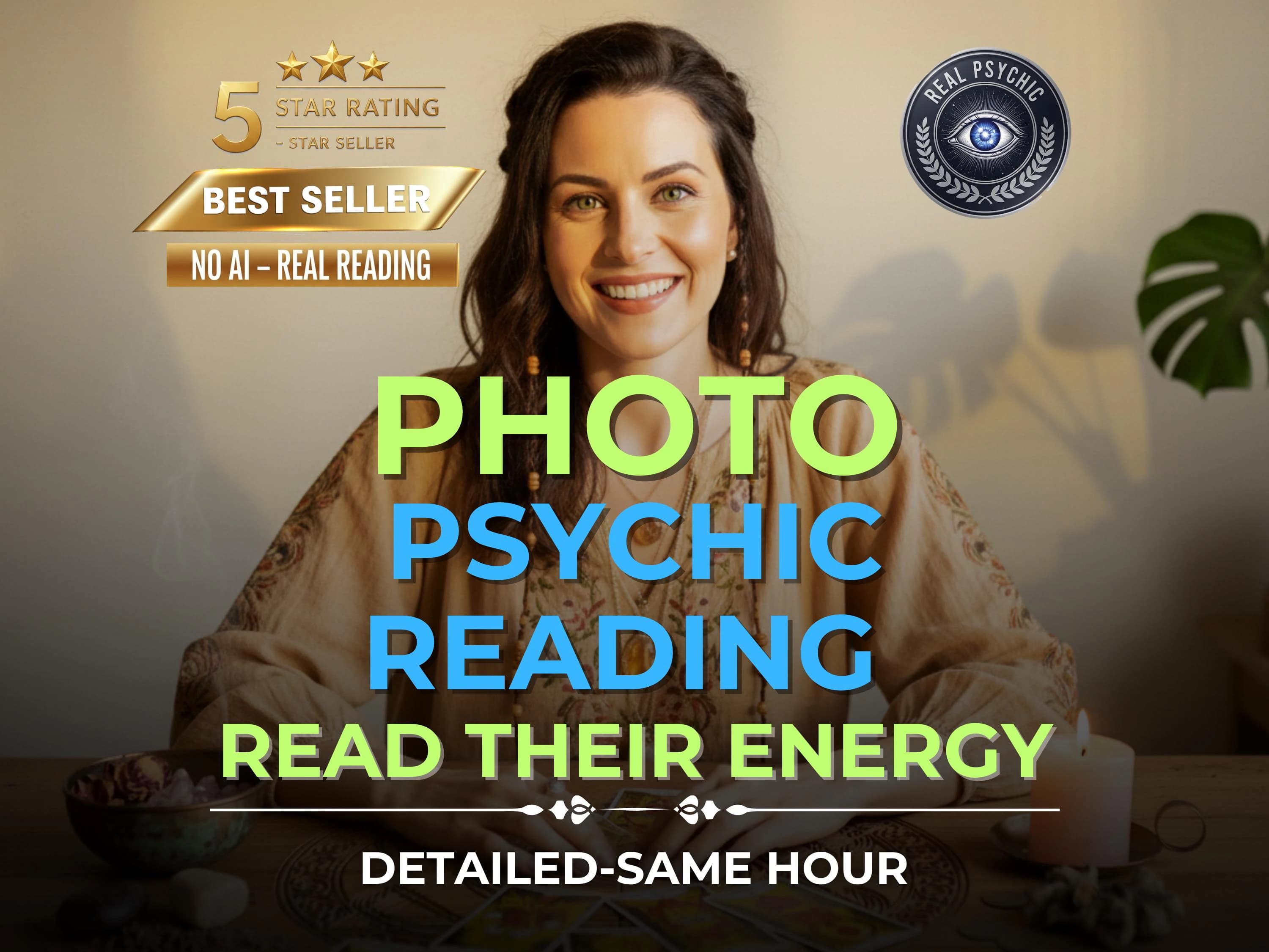 Photo Psychic Reading, No Tools Spiritual Medium Guidance For Love, Money, Relationship, Cheating, Feelings