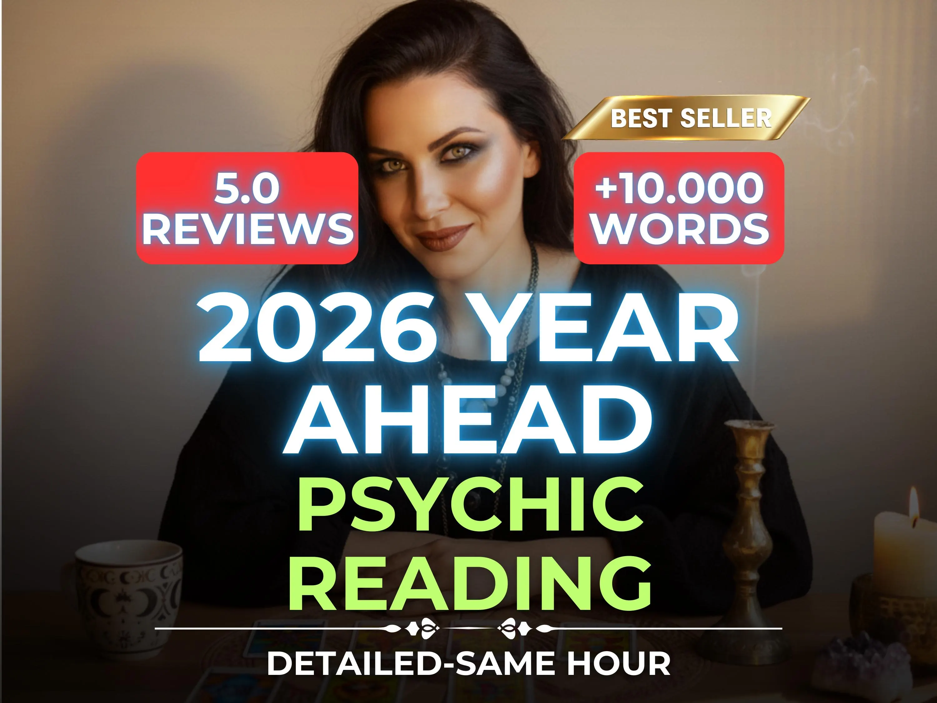 2026 Whole Year Psychic Reading Christmas Edition, New Year Predictions, 12 Month Future Insight, Clairvoyant Love Money Career Guide