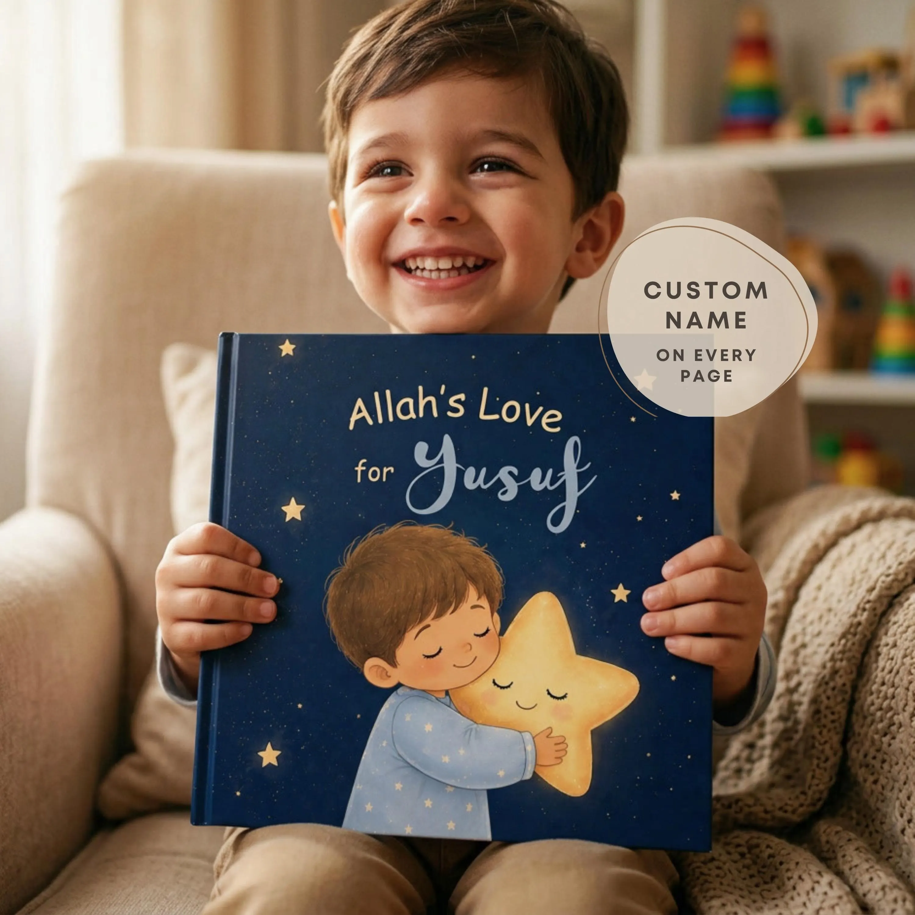 Magical Islamic Bedtime Gift for Boys | personalised Rhyming Bedtime Tale | Eid Gift for Boys - image 5