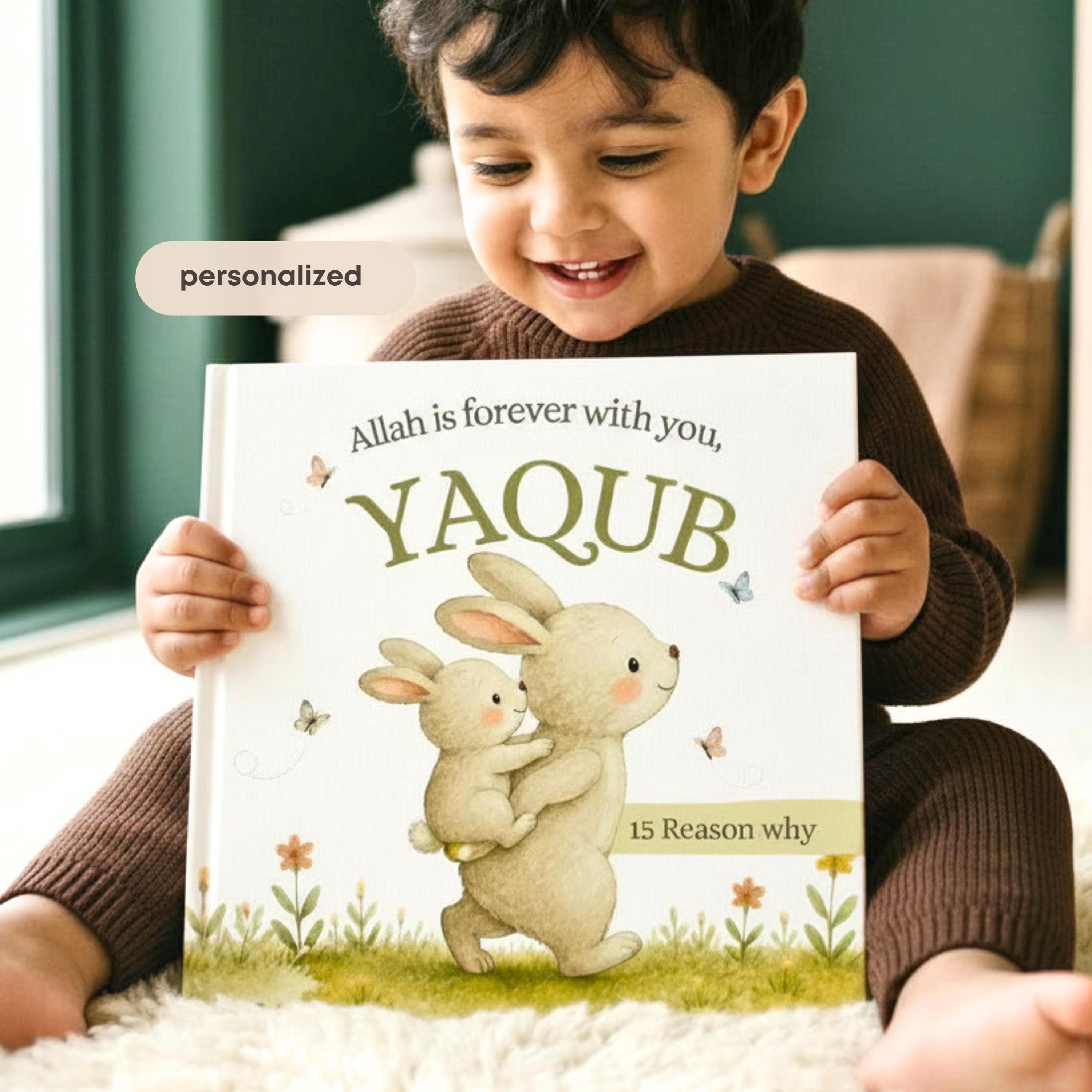 Special Birthday Gift for Boys and Girls – Personalized Muslim Book about Allah's Love – 15 Reasons why Allah is forever with you (Name) - image 3