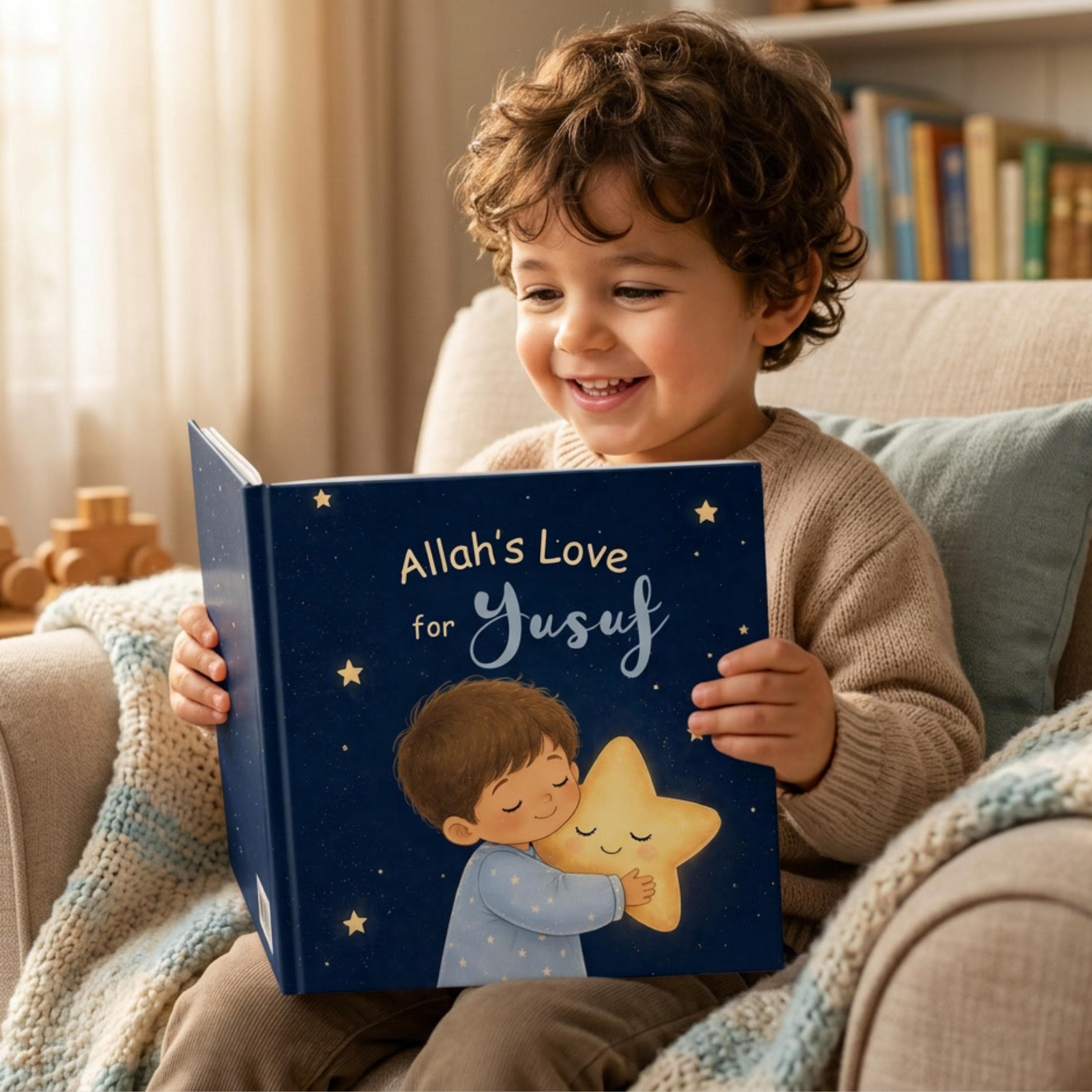 Magical Islamic Bedtime Gift for Boys | personalised Rhyming Bedtime Tale | Eid Gift for Boys