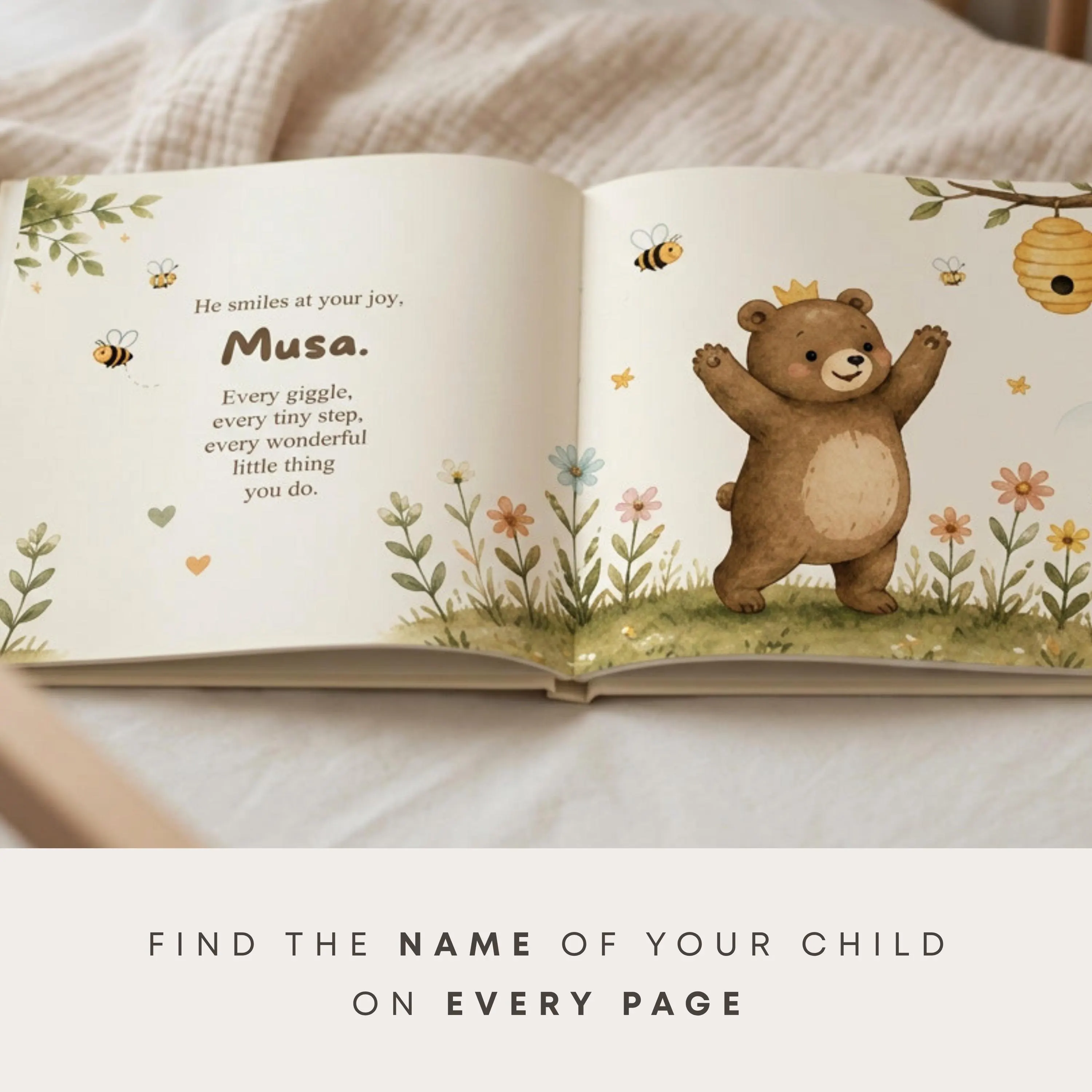 Unique Baby Boy Gift – Personalized Muslim Kid's Book – Custom Islamic Storybook for Boys, Keepsake Gift for Him - image 3