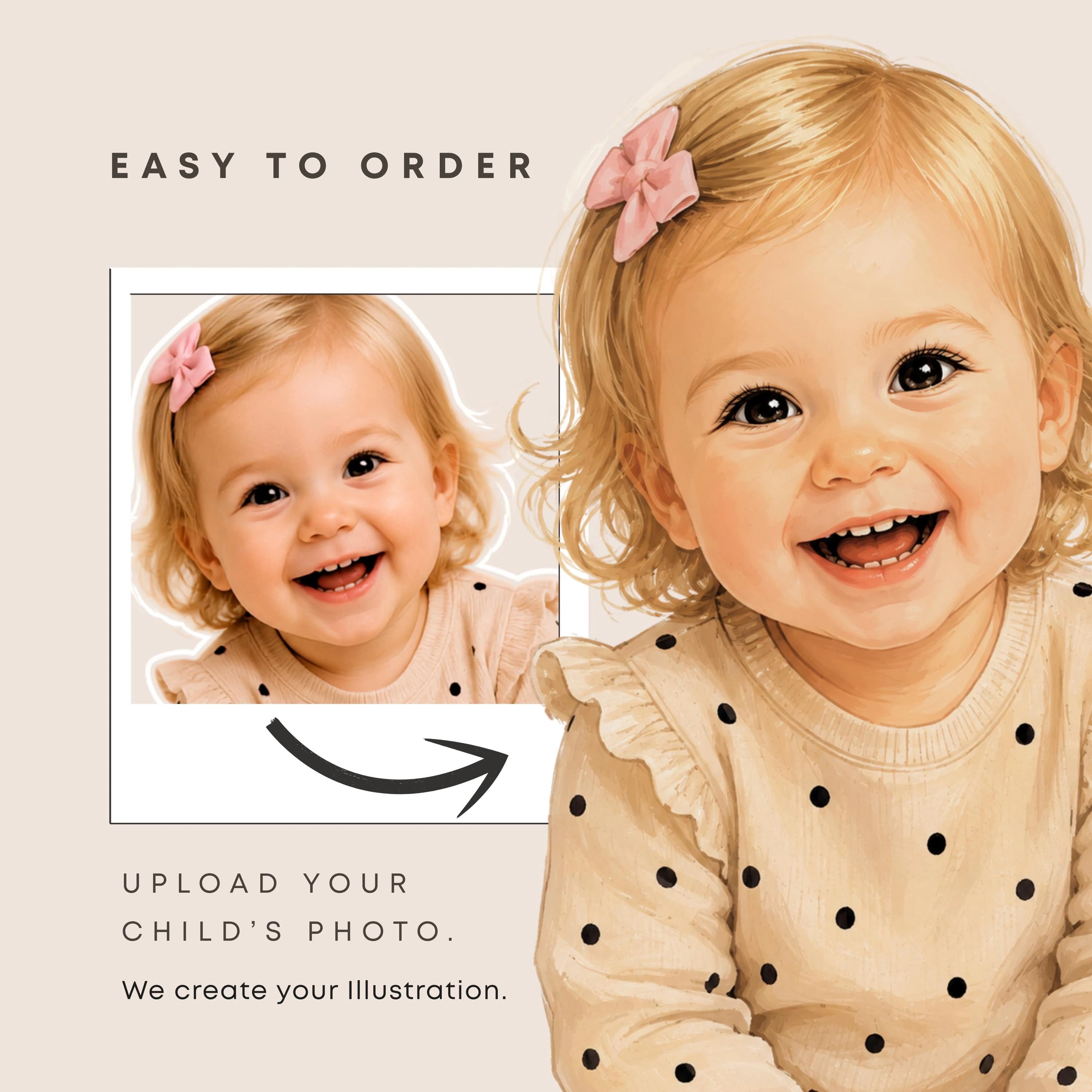 First Birthday Book for Girls with Real Photo | Custom Face & Name Storybook | Muslim Toddler Gift | Personalized Children's Story Book - image 3