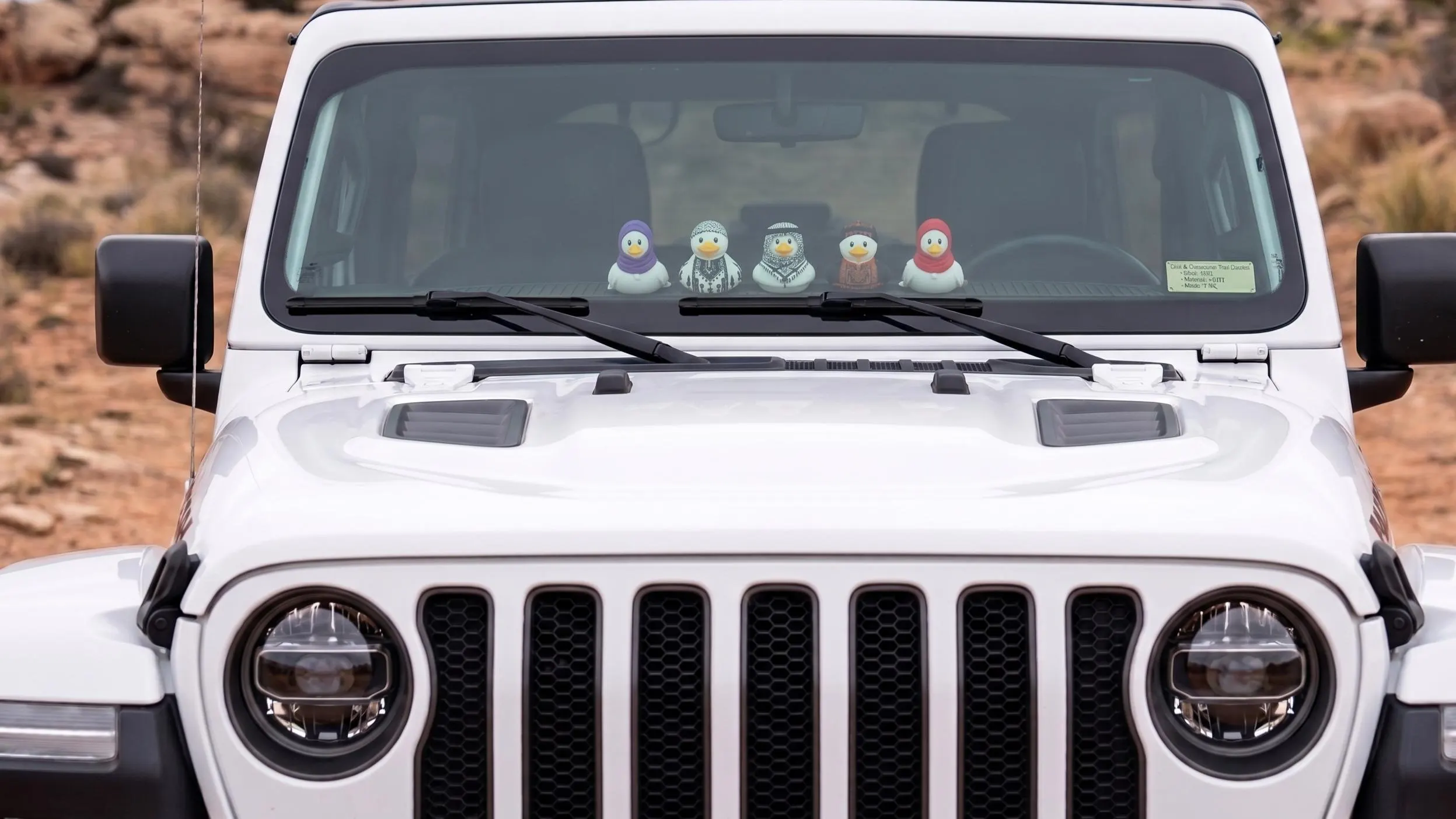 3D Printed Arab Muslim Palestinian Ducks - Jeep, Cruise Ducking, Ornaments - image 5